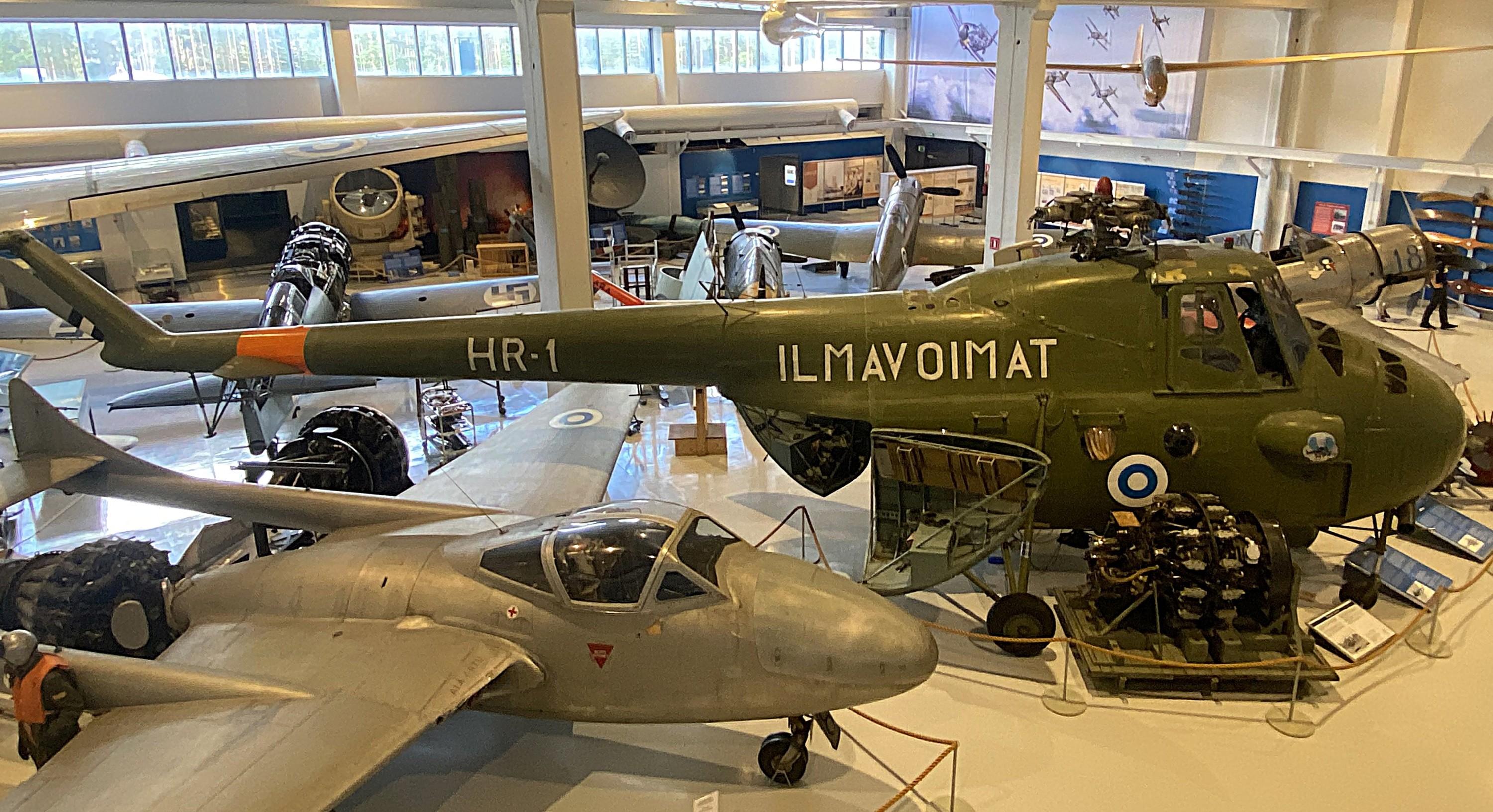 Aircraft HR-1, Flying with the Finnish Air Force from 1962 until 1979, this Mi-4 can be found at the Finnish Military Aviation Museum at Tikkakoski, Finland, photo by ReinhardJost