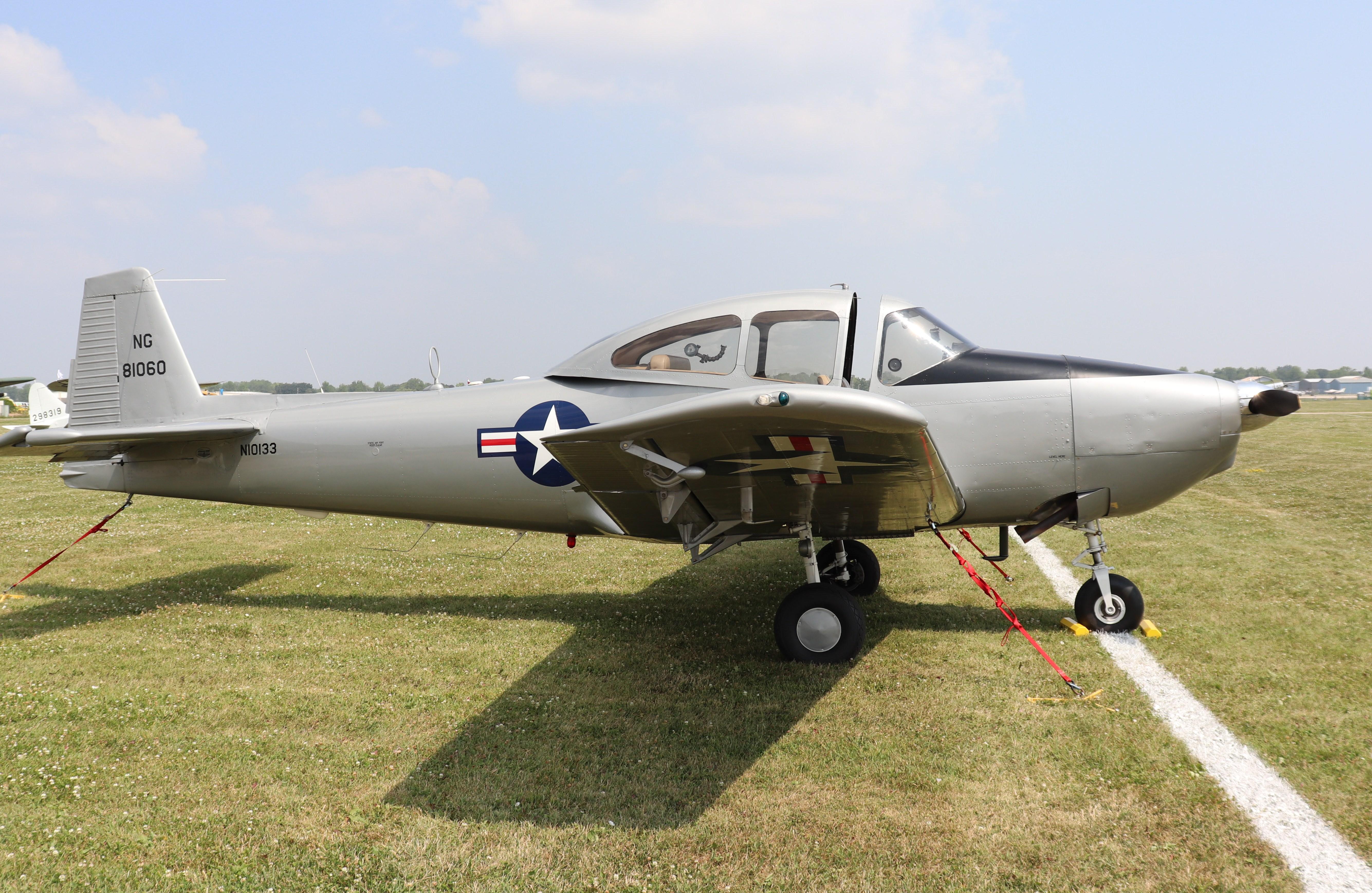 Aircraft N10133, Ryan Navion, at KOSH, photo by MarkPasqualino