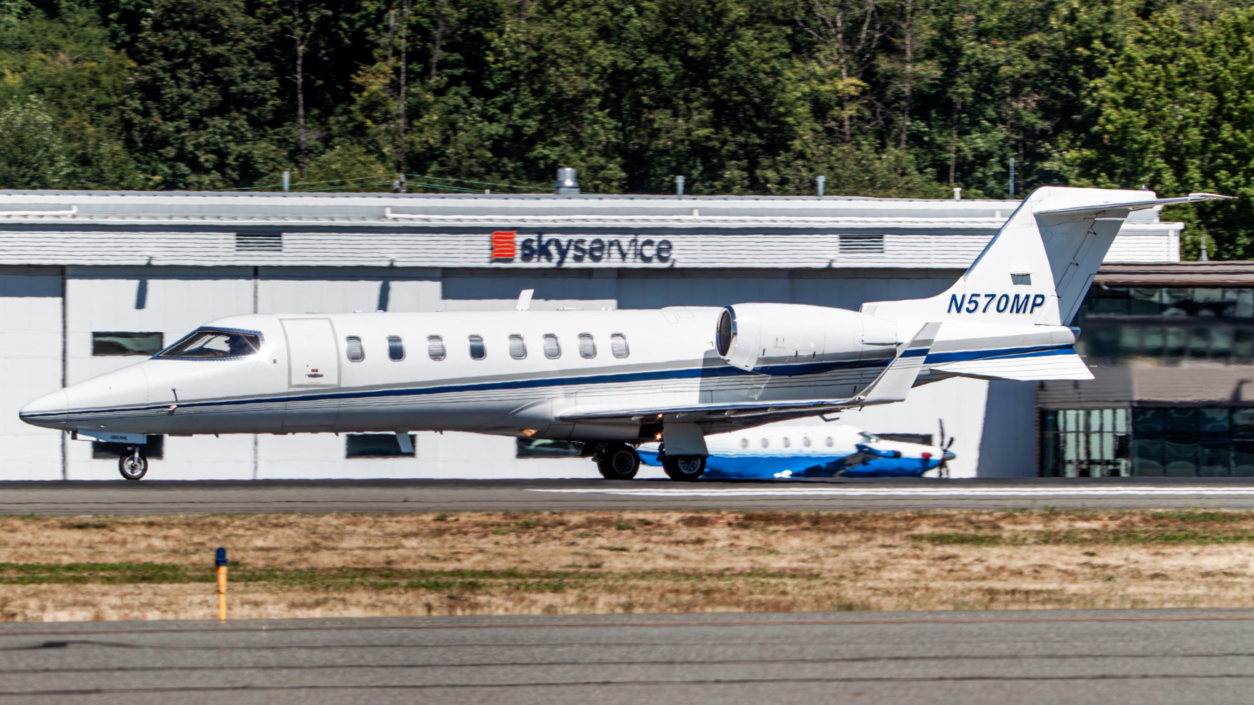Aircraft N570MP, Medway Air Ambulance Lear 45, at KBFI, photo by AviationLover50