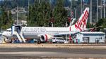 Aircraft VH-8VJ, Virgin Australia MAX 8, at KRNT, photo by AviationLover50