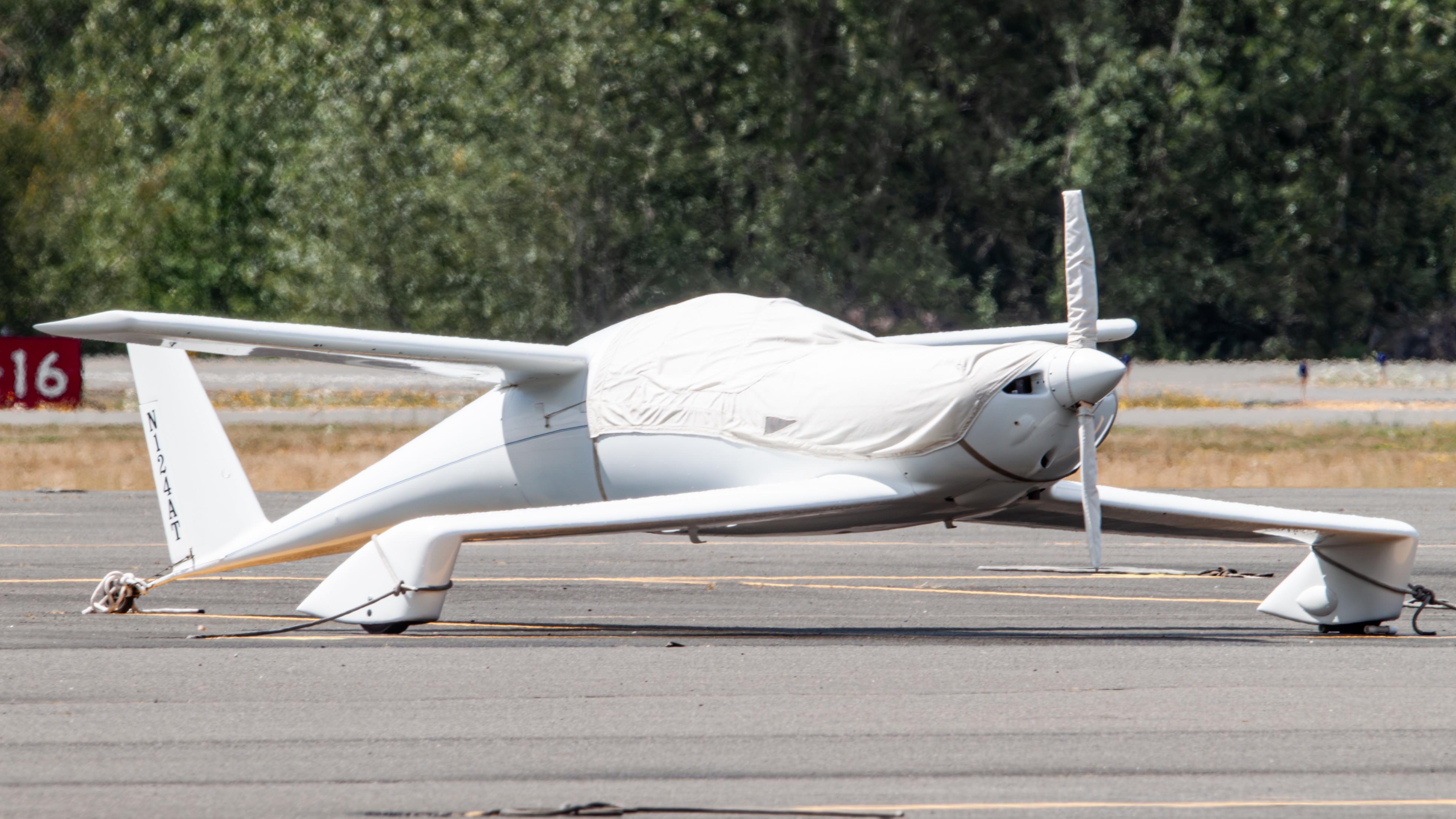 Aircraft N124AT, Quickie Q2, at KBLI, photo by AviationLover50