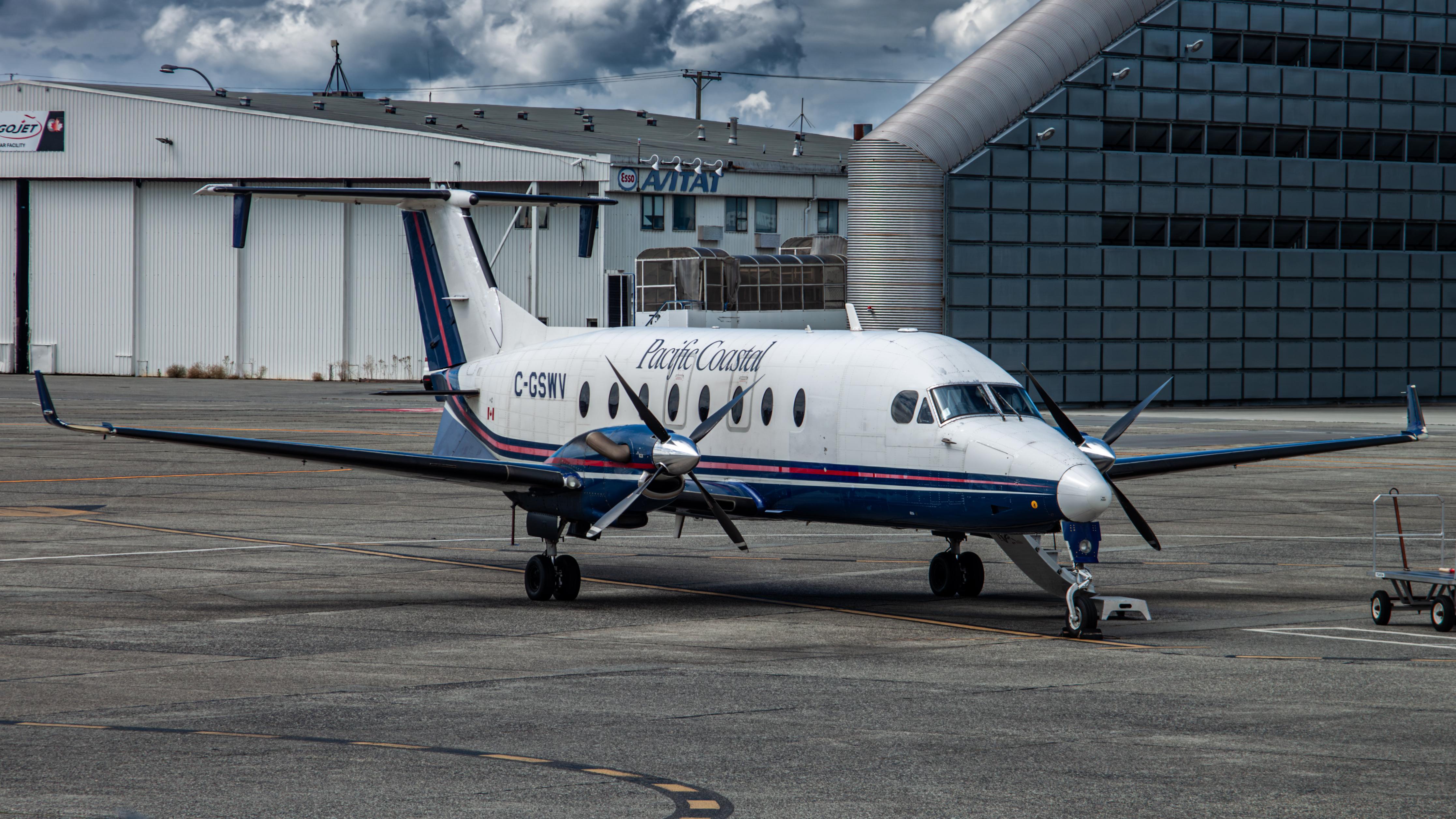 Aircraft C-GSWV, Pacific Coastal 1900D, at CYVR, photo by AviationLover50
