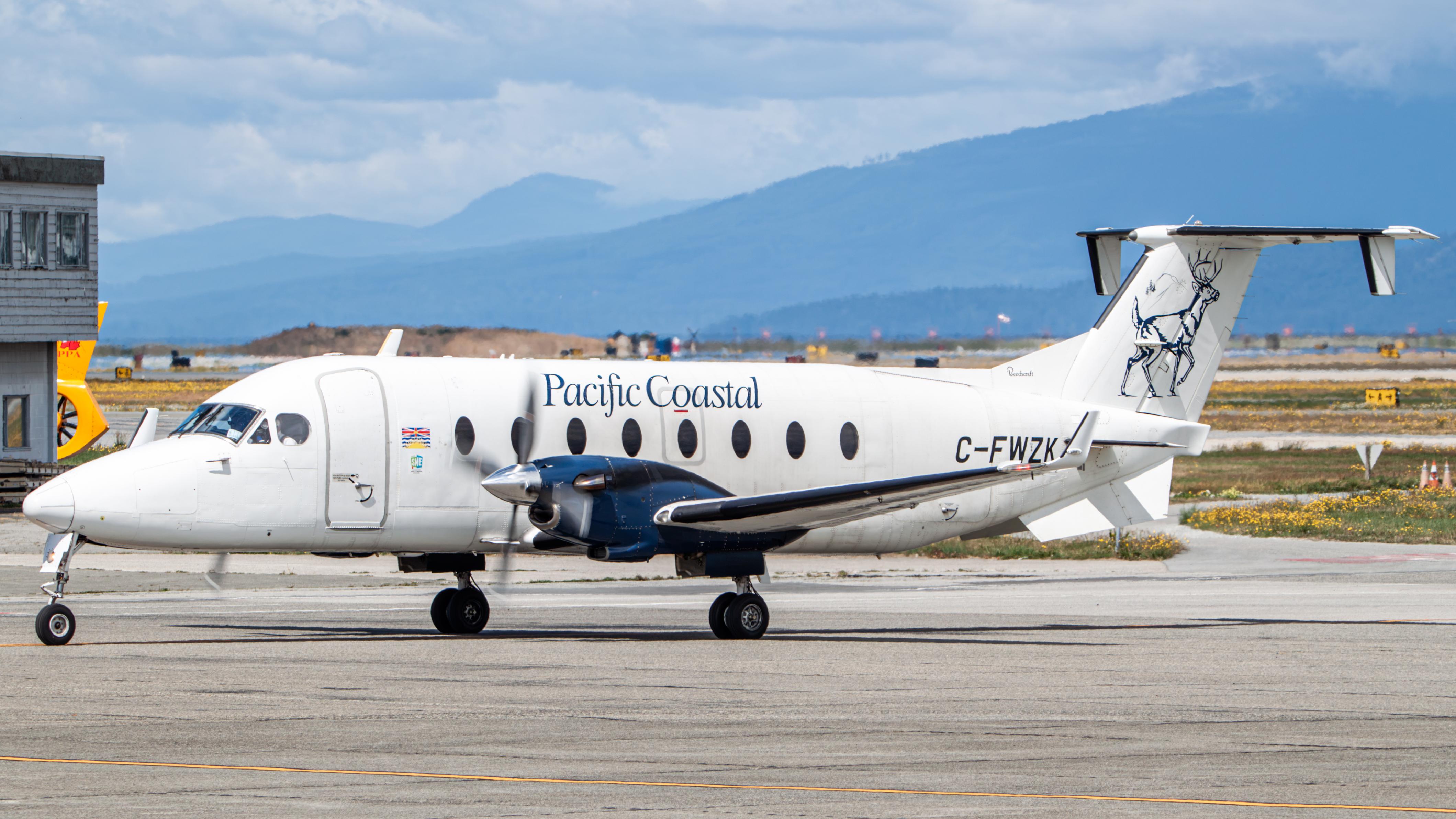 Aircraft C-FWZK, Pacific Coastal 1900D, at CYVR, photo by AviationLover50