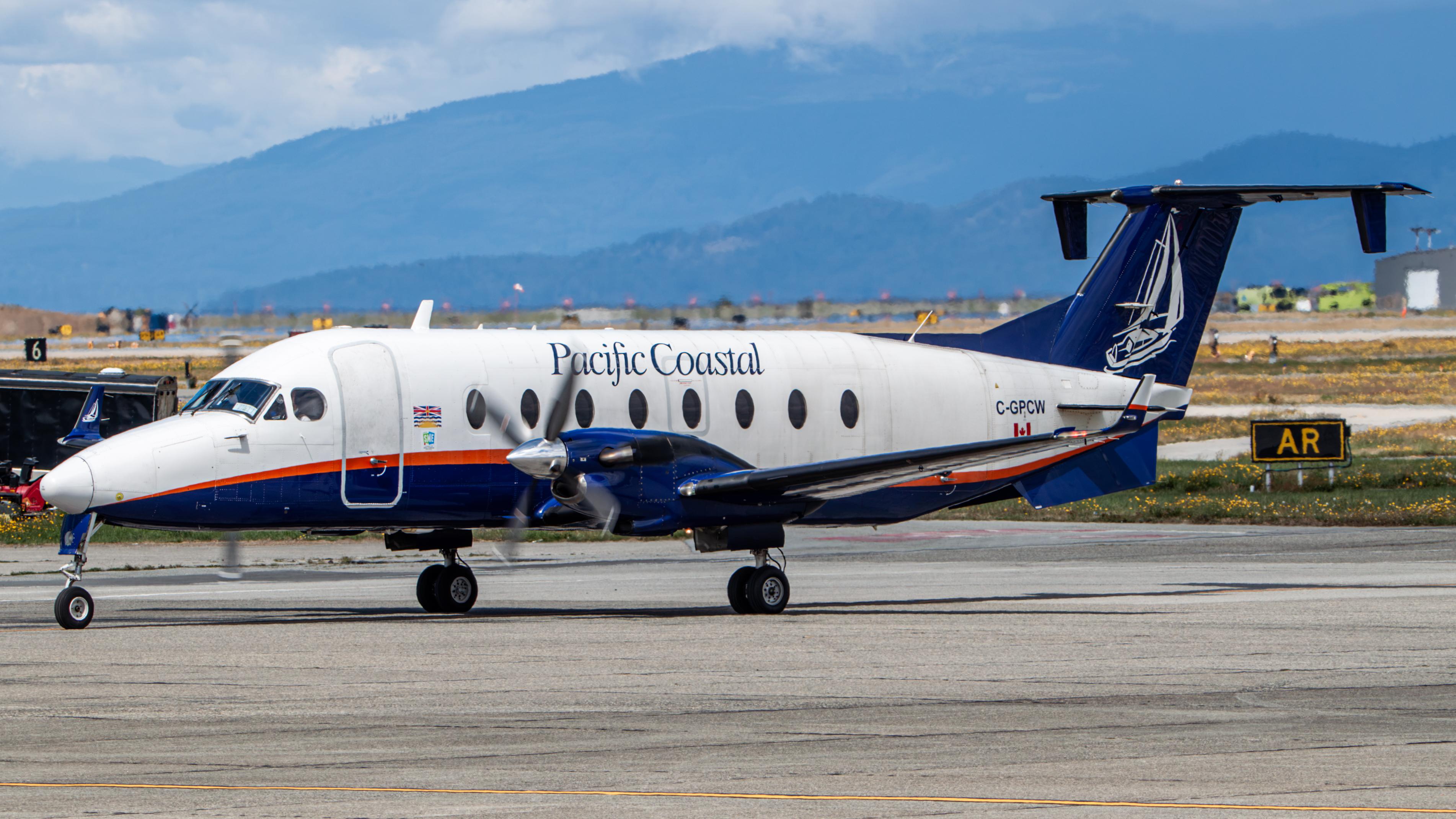 Aircraft C-GPCW, Pacific Coastal 1900D, at CYVR, photo by AviationLover50