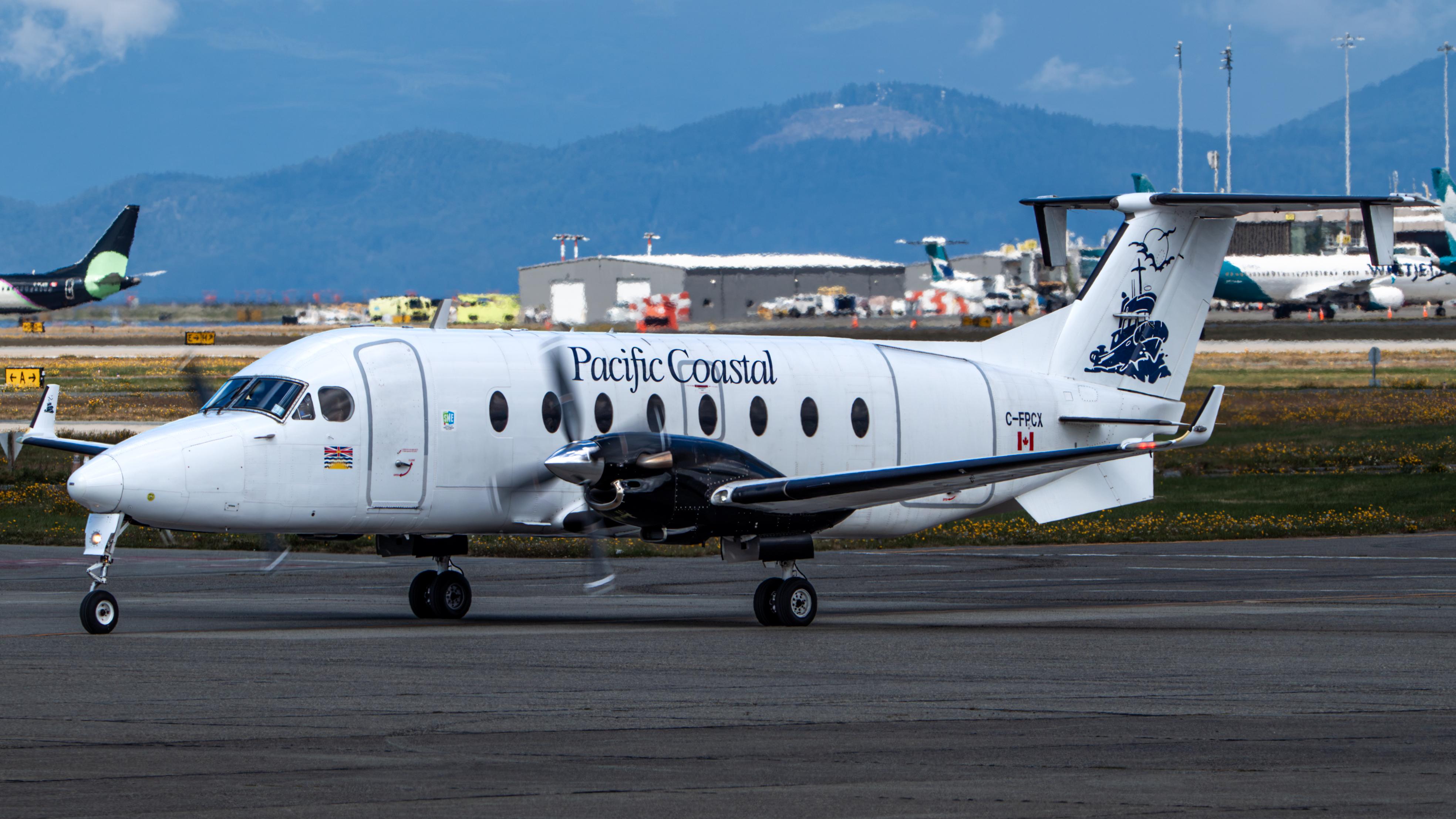 Aircraft C-FPCX, Pacific Coastal 1900D, at CYVR, photo by AviationLover50