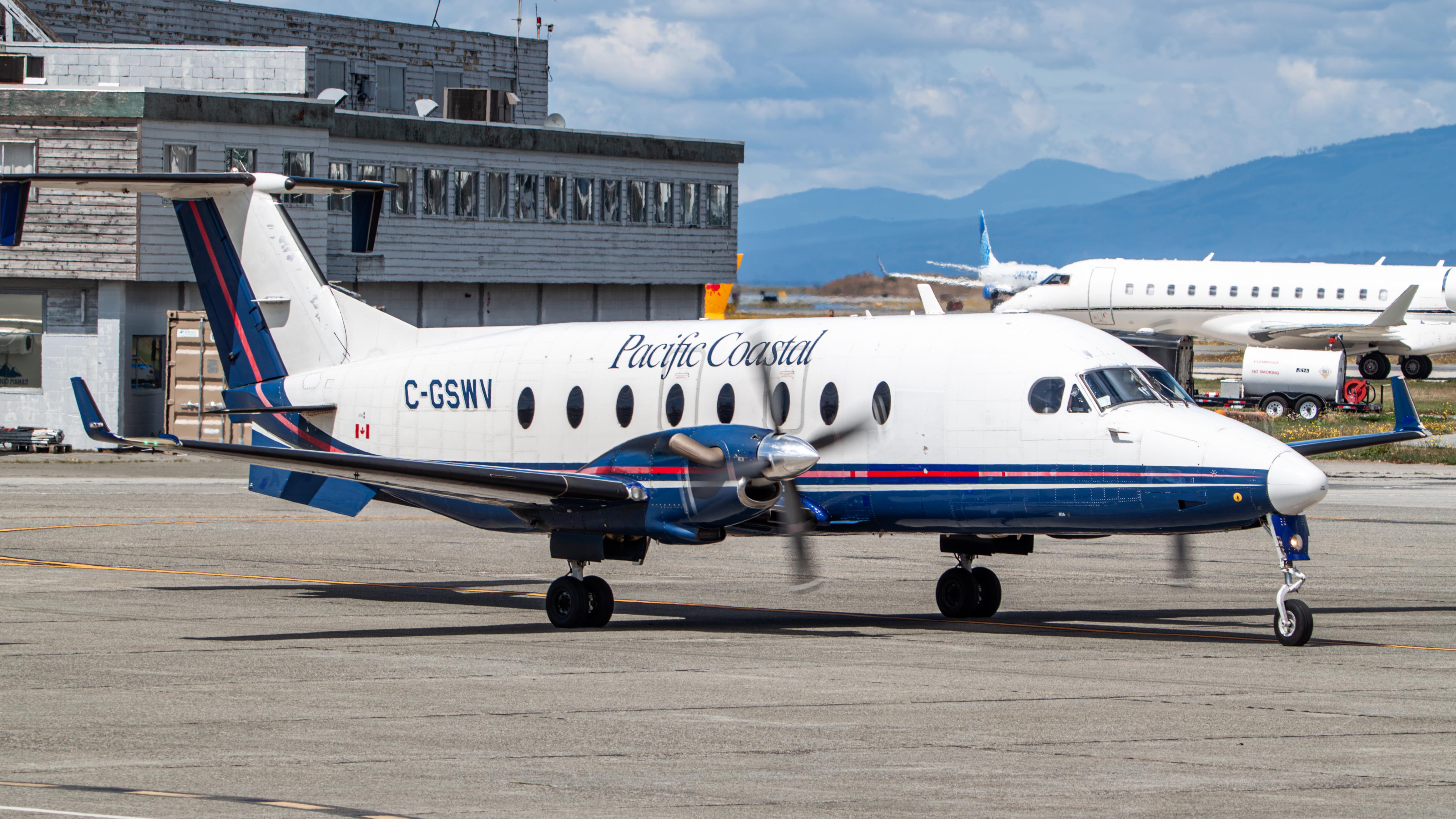 Aircraft C-GSWV, Pacific Coastal 1900D, at CYVR, photo by AviationLover50