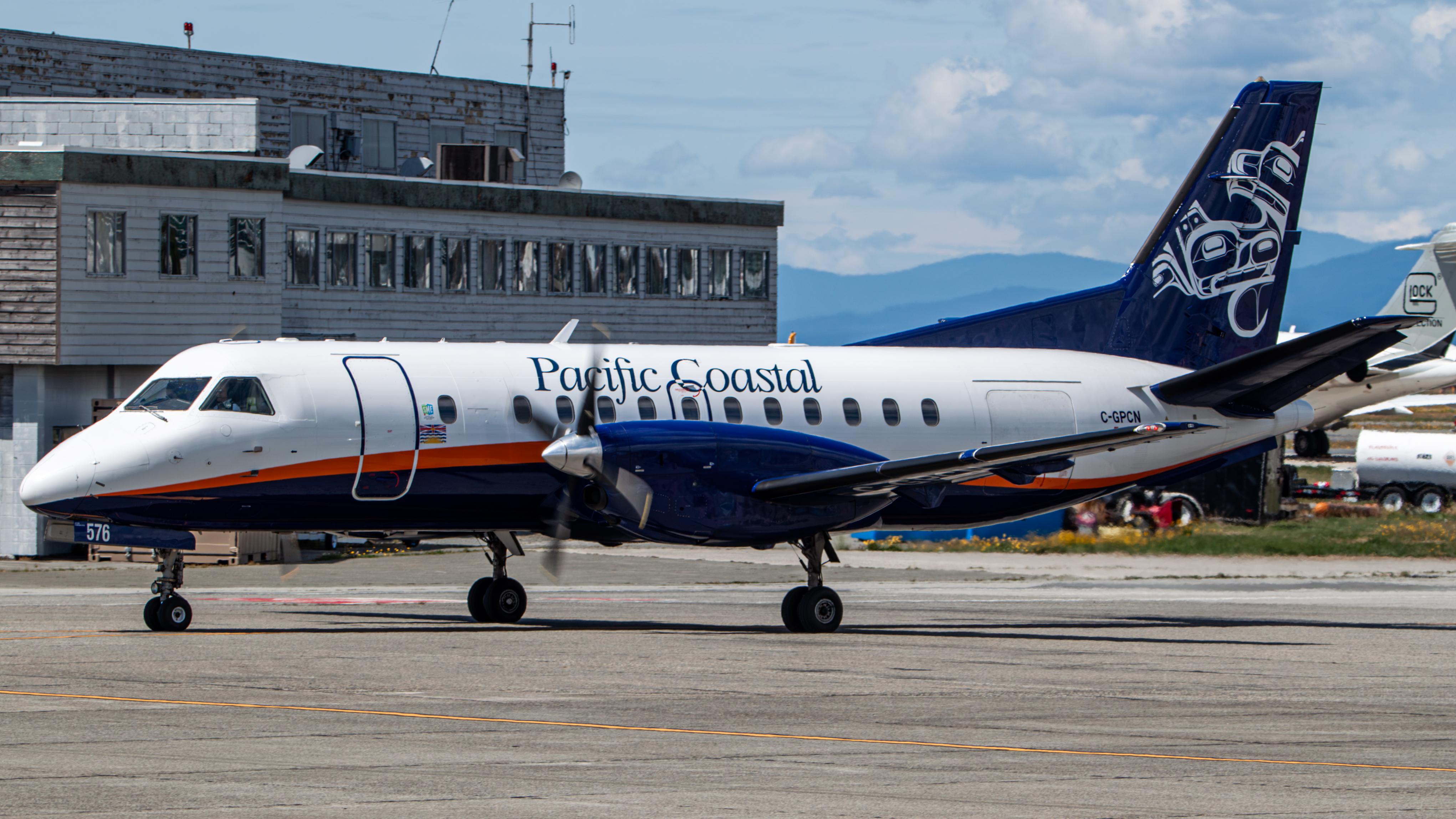 Aircraft C-GPCN, Pacific Coastal Saab 340B+, at CYVR, photo by AviationLover50