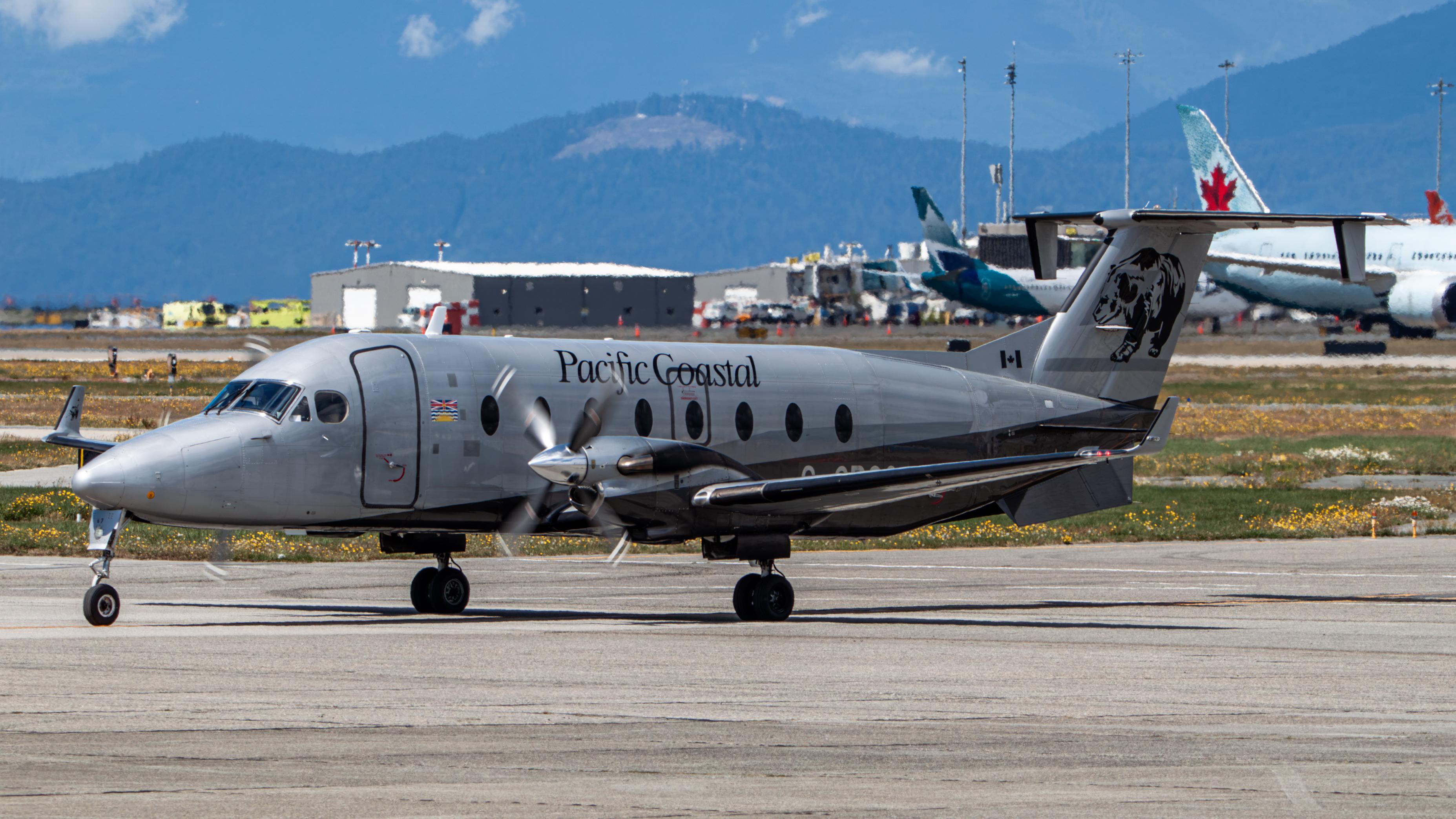 Aircraft C-GPCO, Pacific Coastal 1900D, at CYVR, photo by AviationLover50