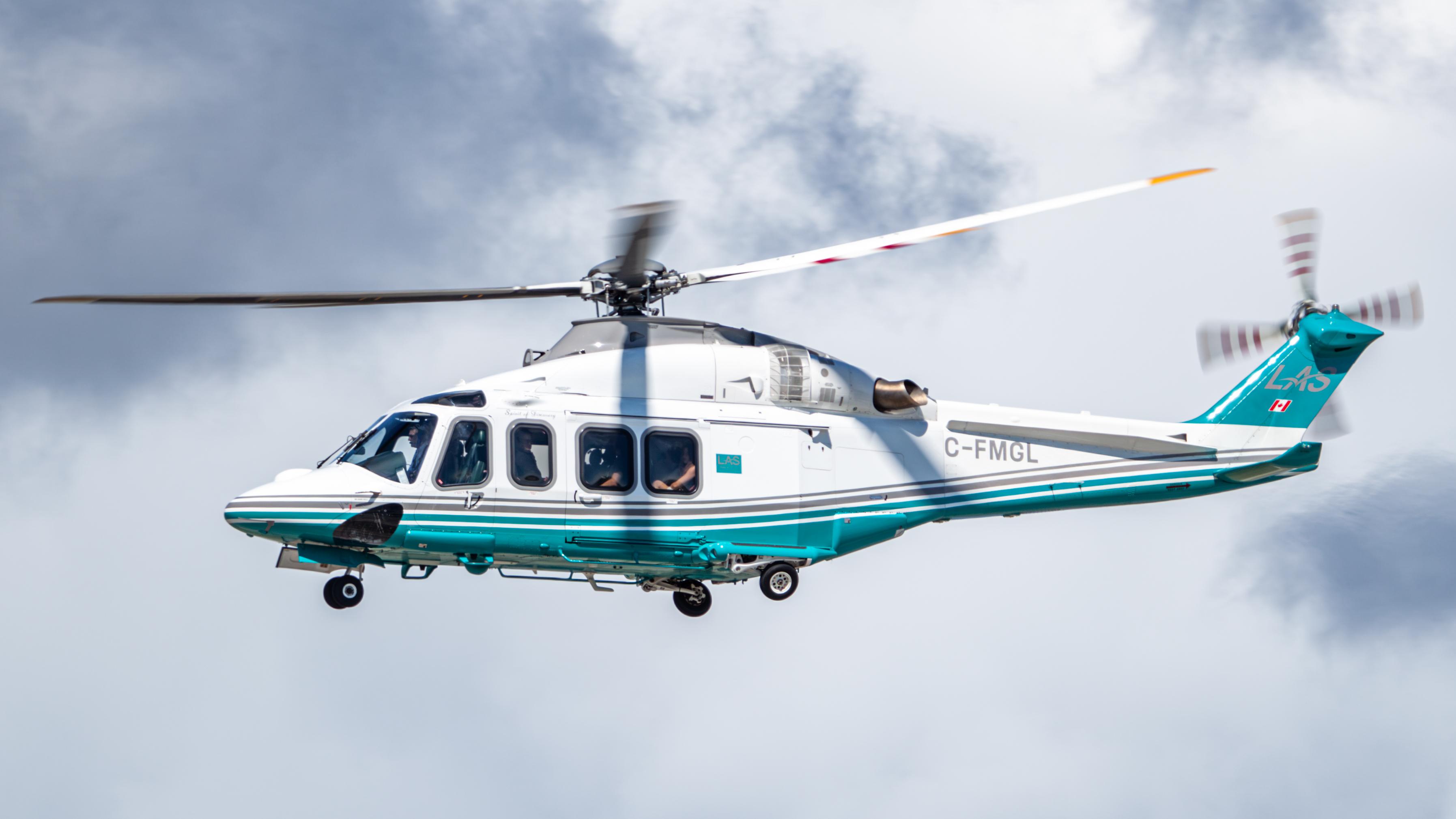 Aircraft C-FMGL, London Air Services AW139, at CYVR, photo by AviationLover50