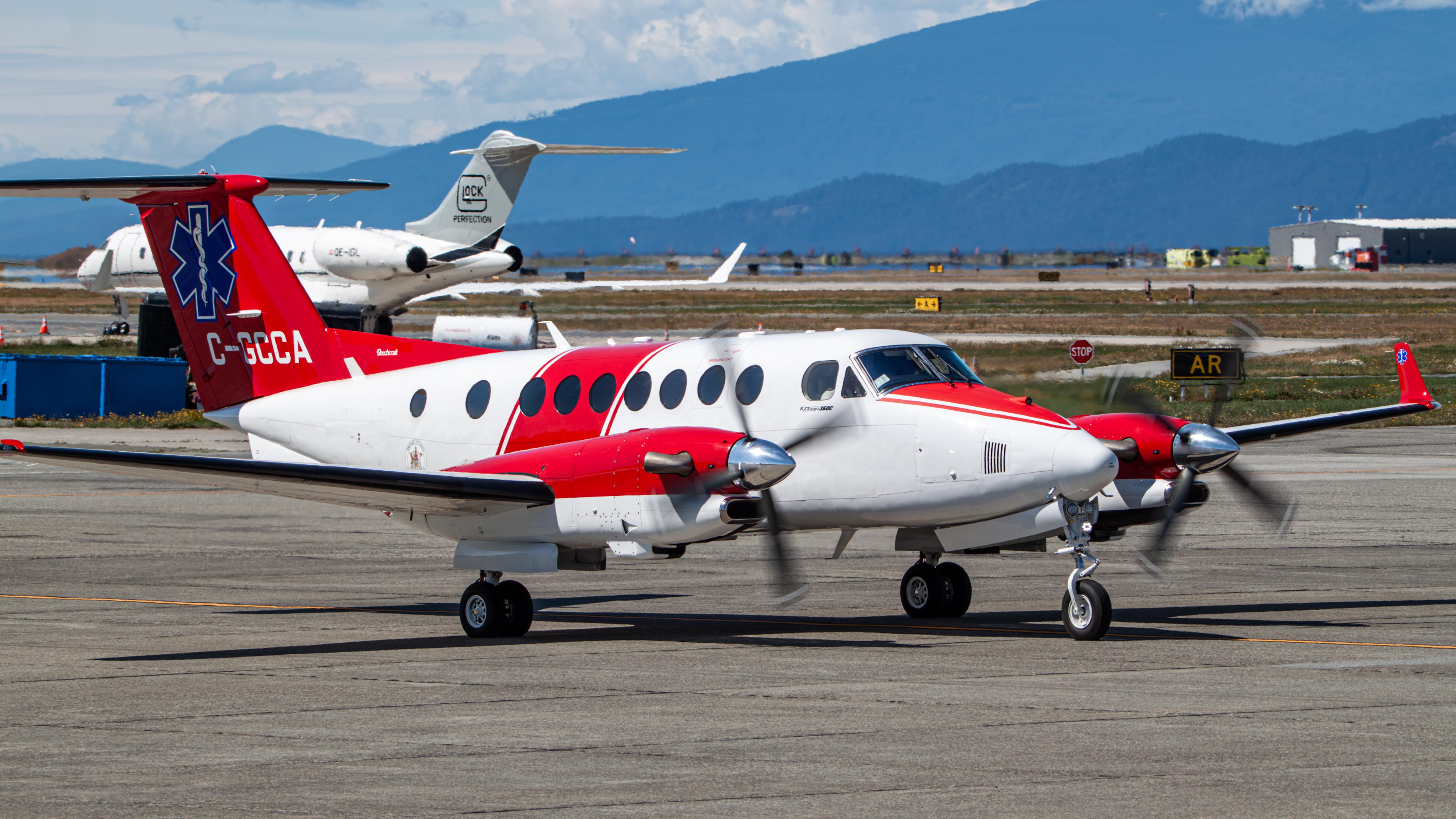 Aircraft C-GCCA, Carson Air King Air 360CER, at CYVR, photo by AviationLover50