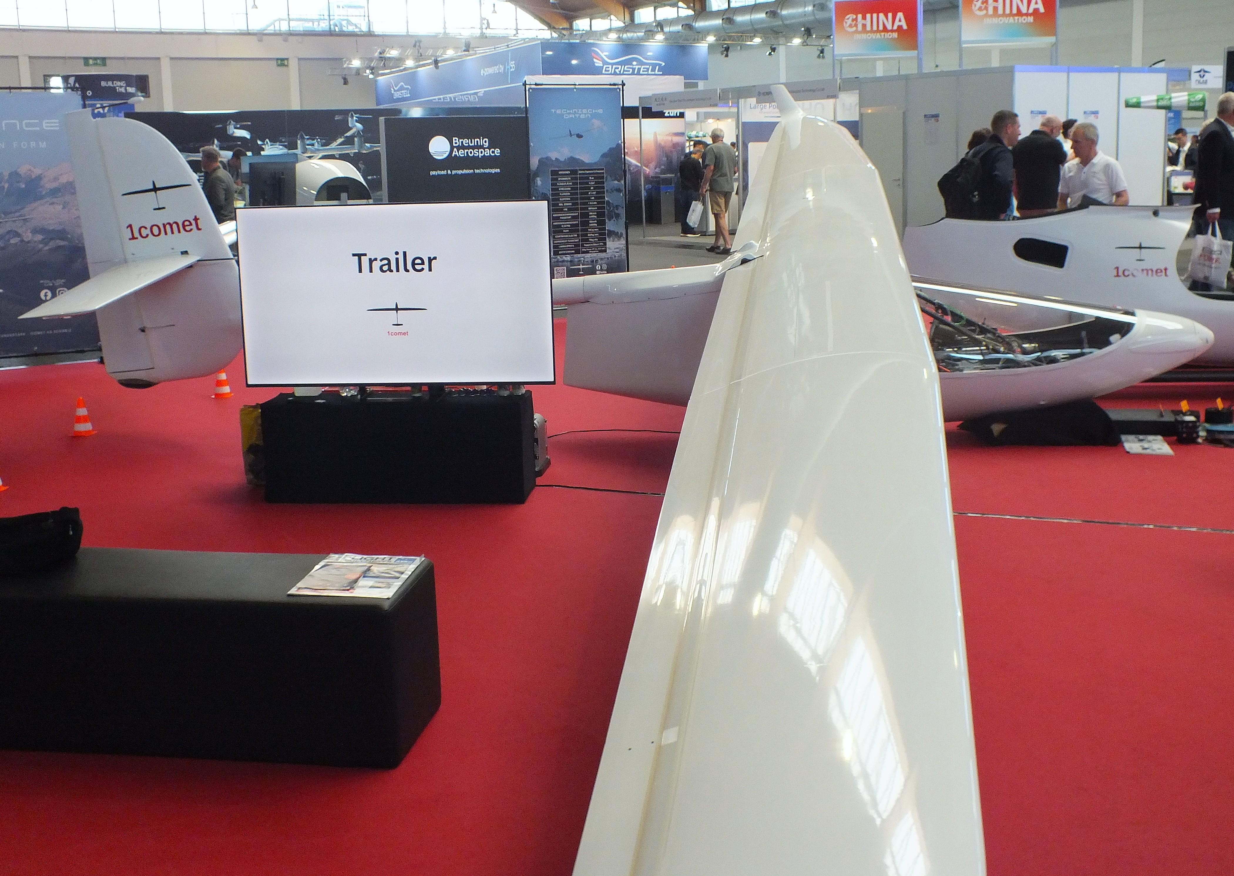 Aircraft UNKNOWN, 1comet AG 1comet with new 2026 canopy and FES (electric motor) at the AERO 2026, Friedrichshafen, at EDNY, photo by iwarnecke