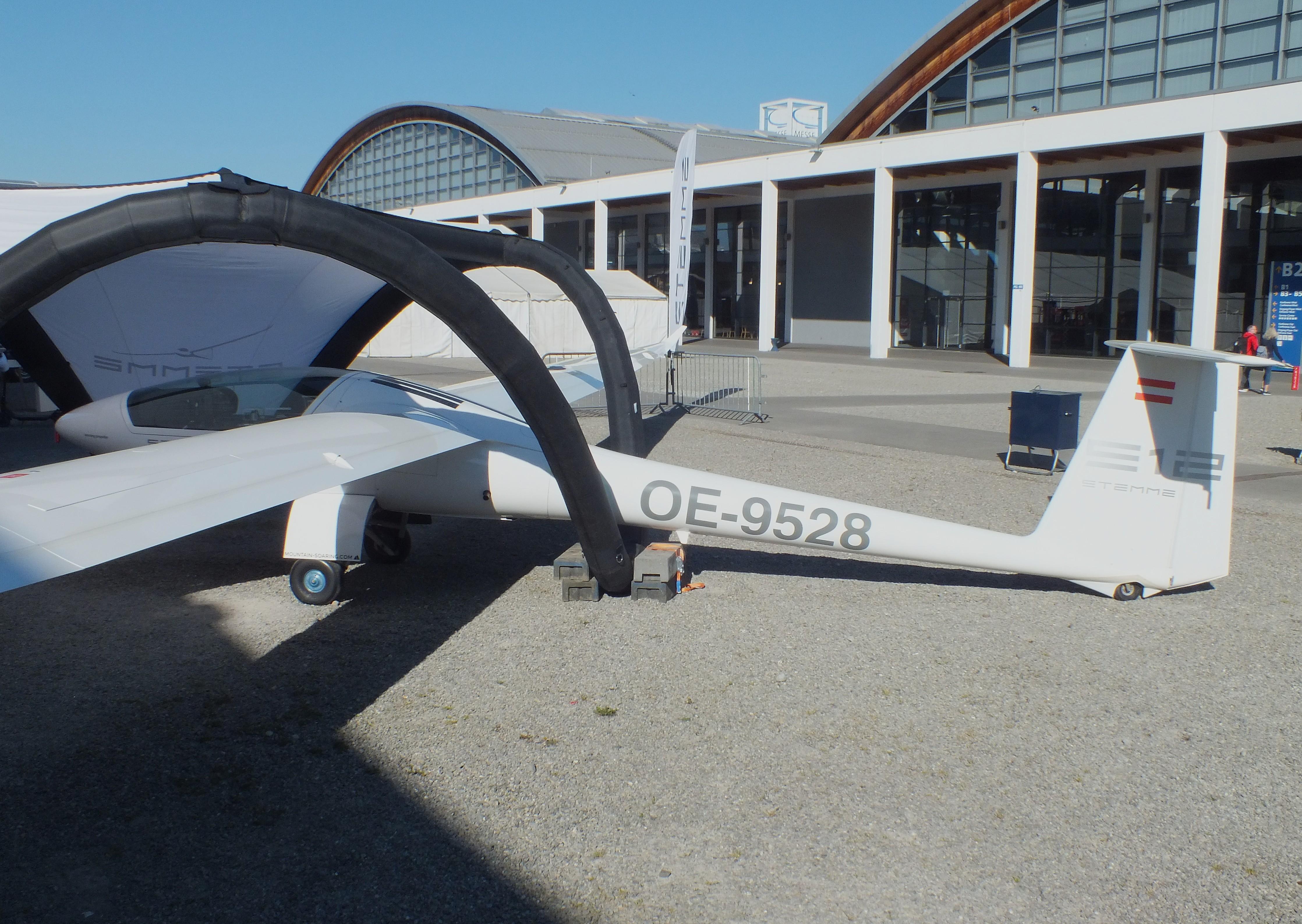 Aircraft OE-9528, Stemme S-12 Twin Voyager at the AERO 2026, Friedrichshafen, at EDNY, photo by iwarnecke