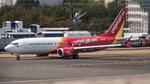 Aircraft HS-VZP, Thai VietJetAir MAX 8 about to leave BFI for delivery to Thailand, at KBFI, photo by AviationLover50