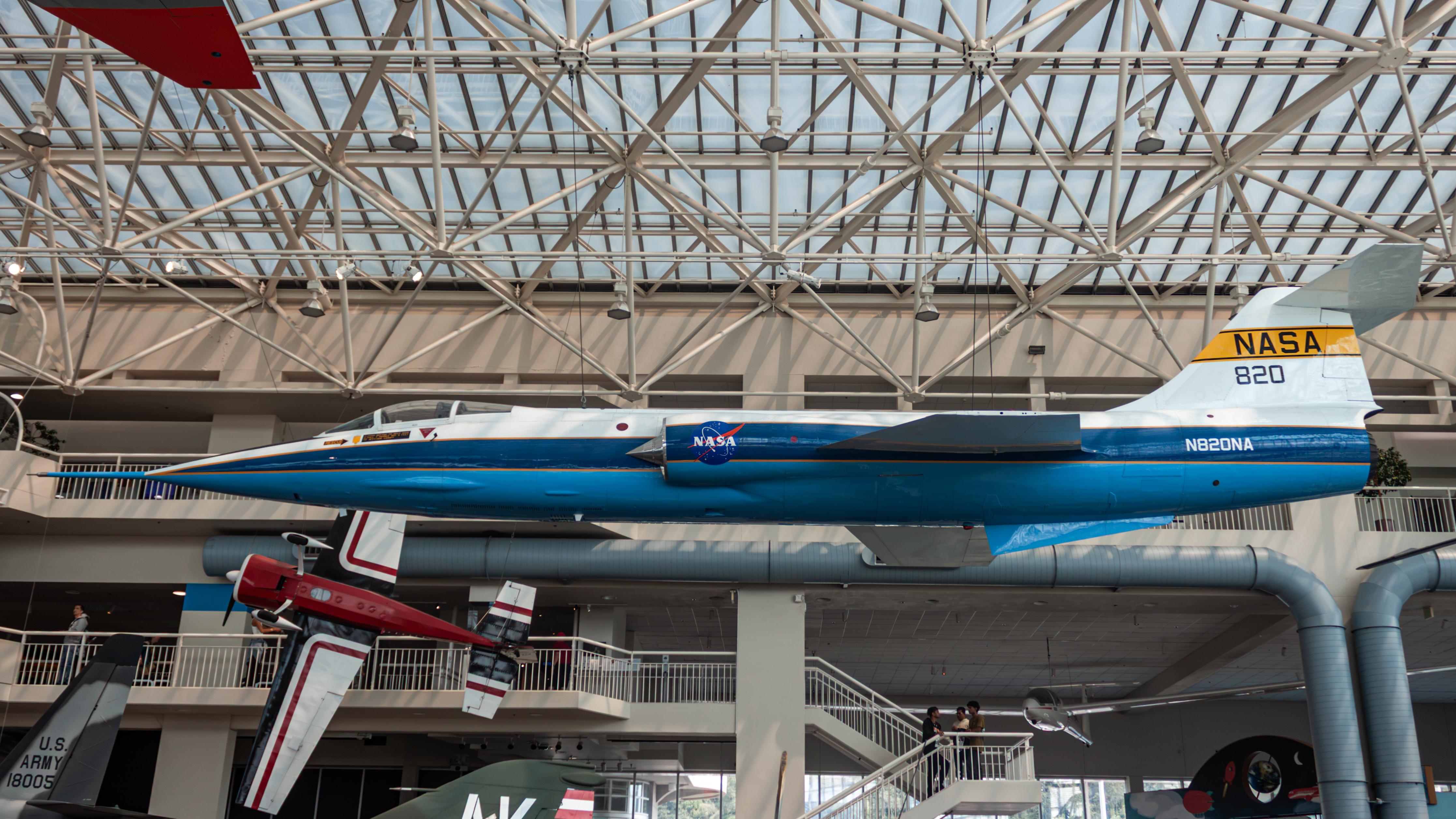 Aircraft 56-0934, F-104C disguised as an F-104N, at KBFI, photo by AviationLover50