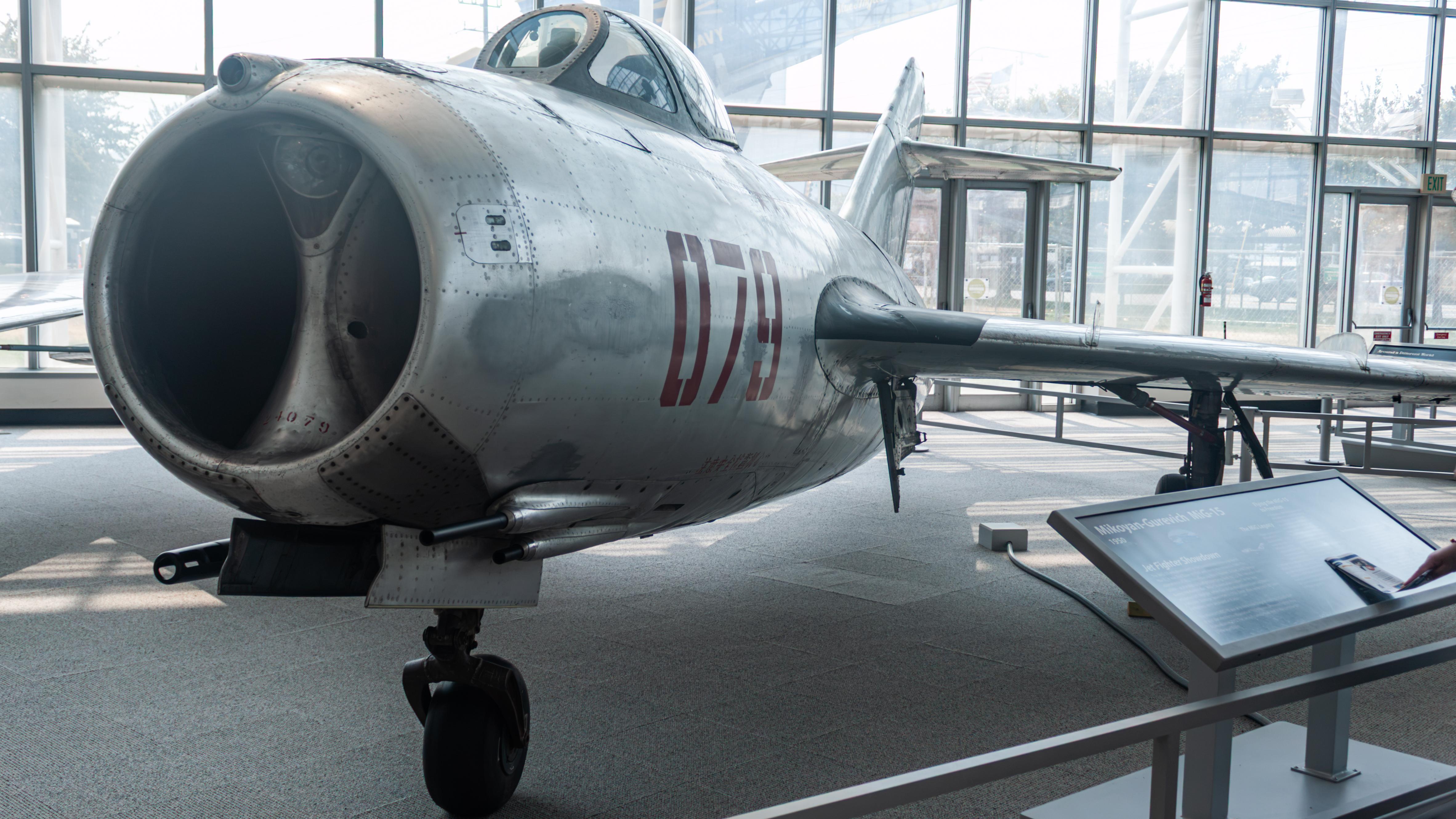 Aircraft 079, PLAAF MiG-15bis, at KBFI, photo by AviationLover50