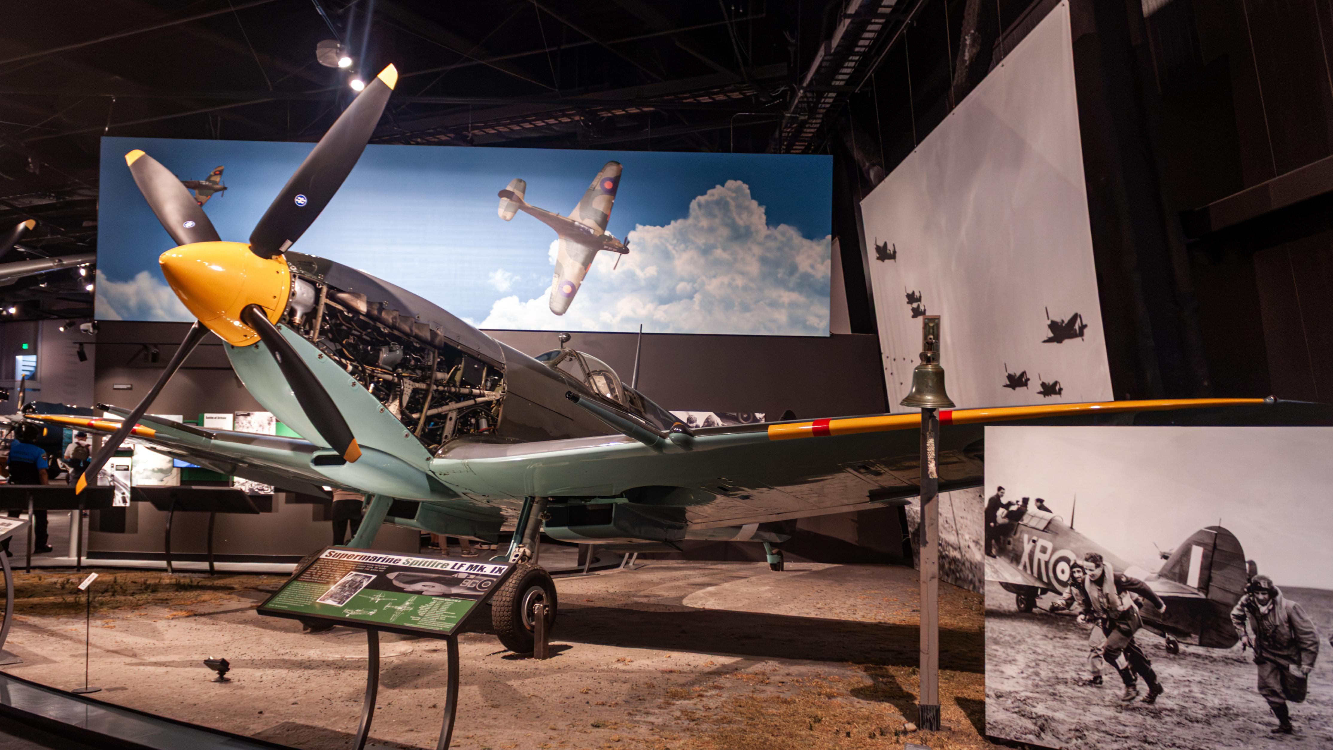 Aircraft N521R, RAF Spitfire LF.9C, at KBFI, photo by AviationLover50