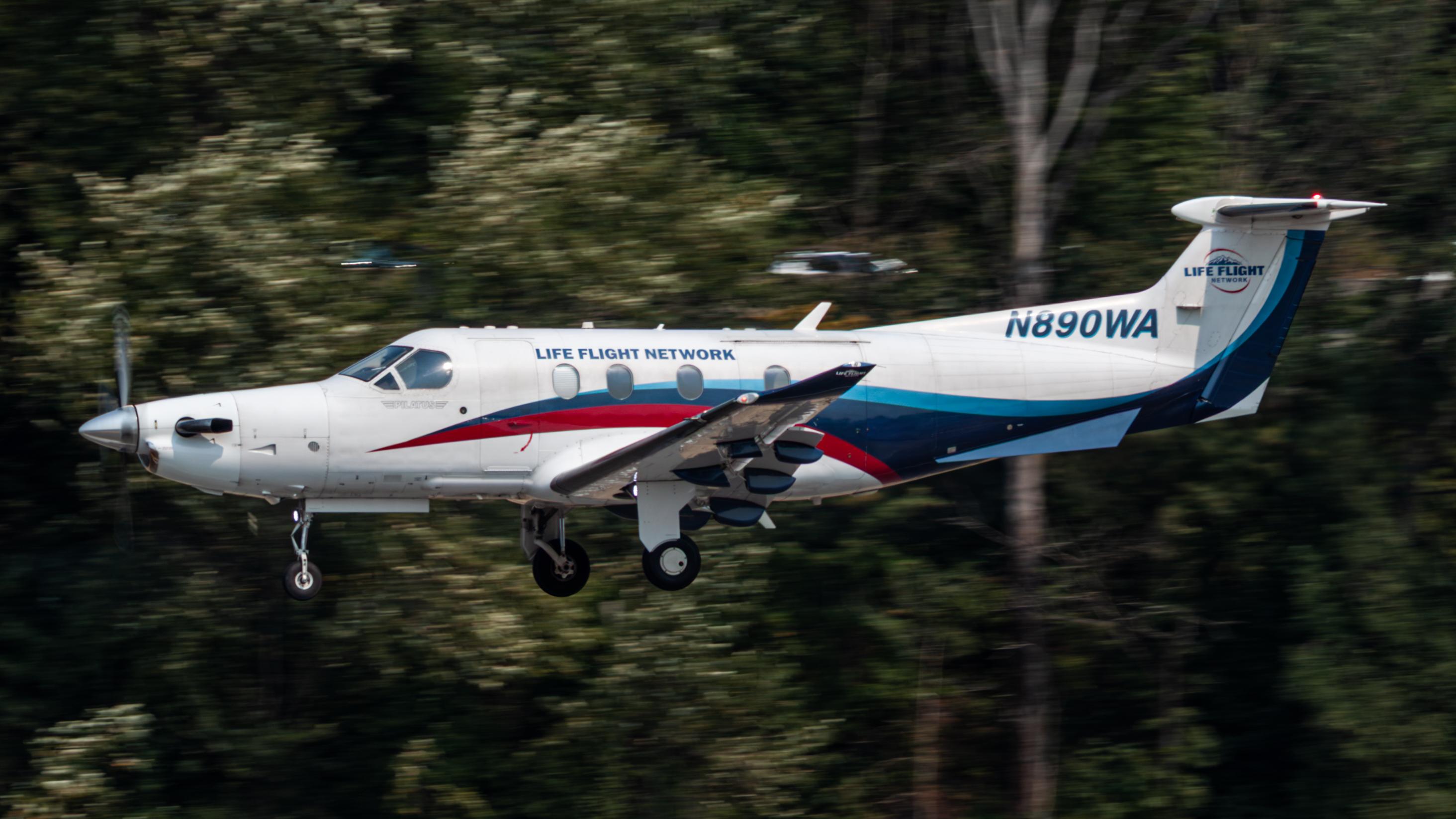 Aircraft N890WA, Life Flight Network PC-12NG, at KBFI, photo by AviationLover50