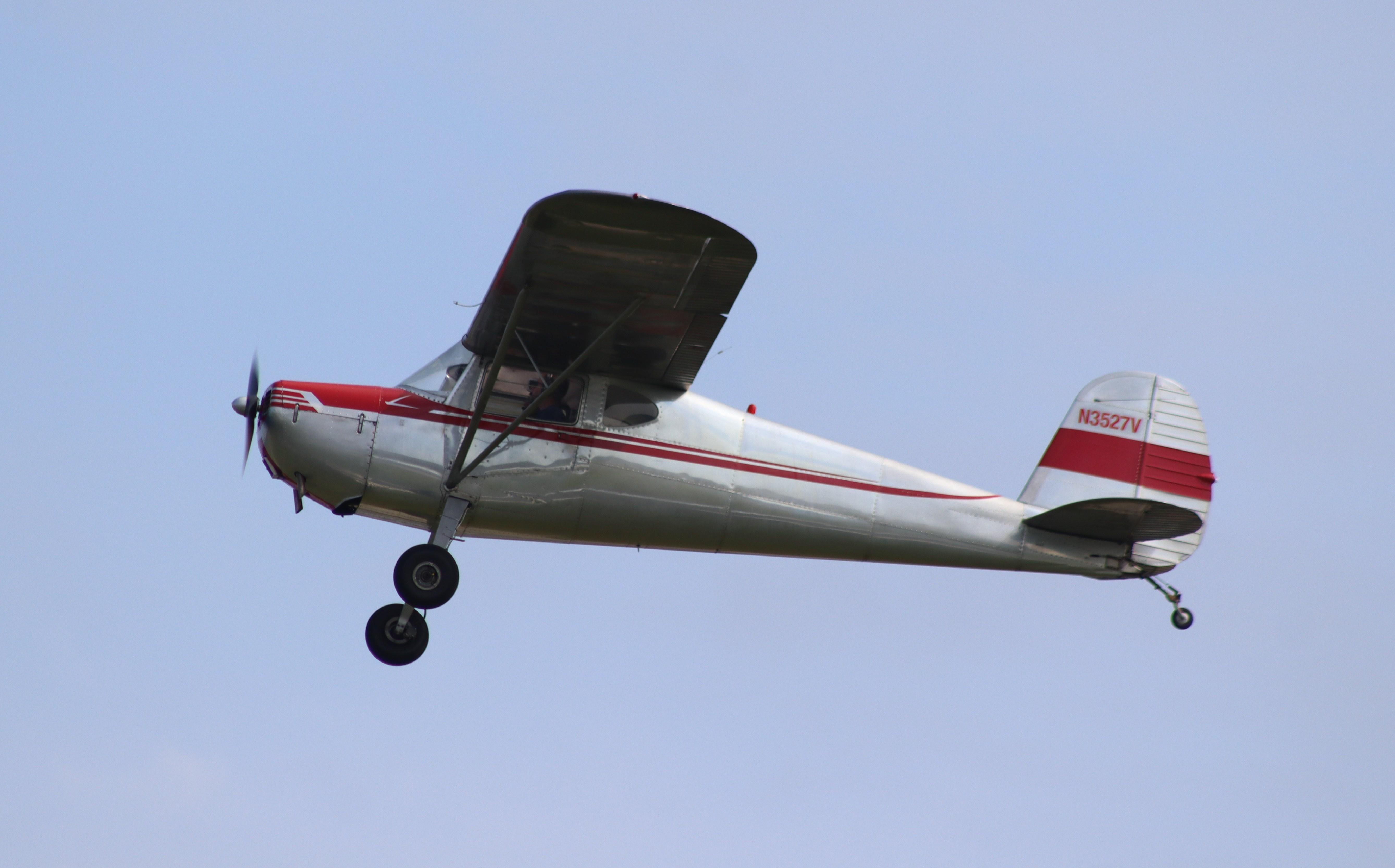 Aircraft N3527V, Cessna 140, at C77, photo by MarkPasqualino