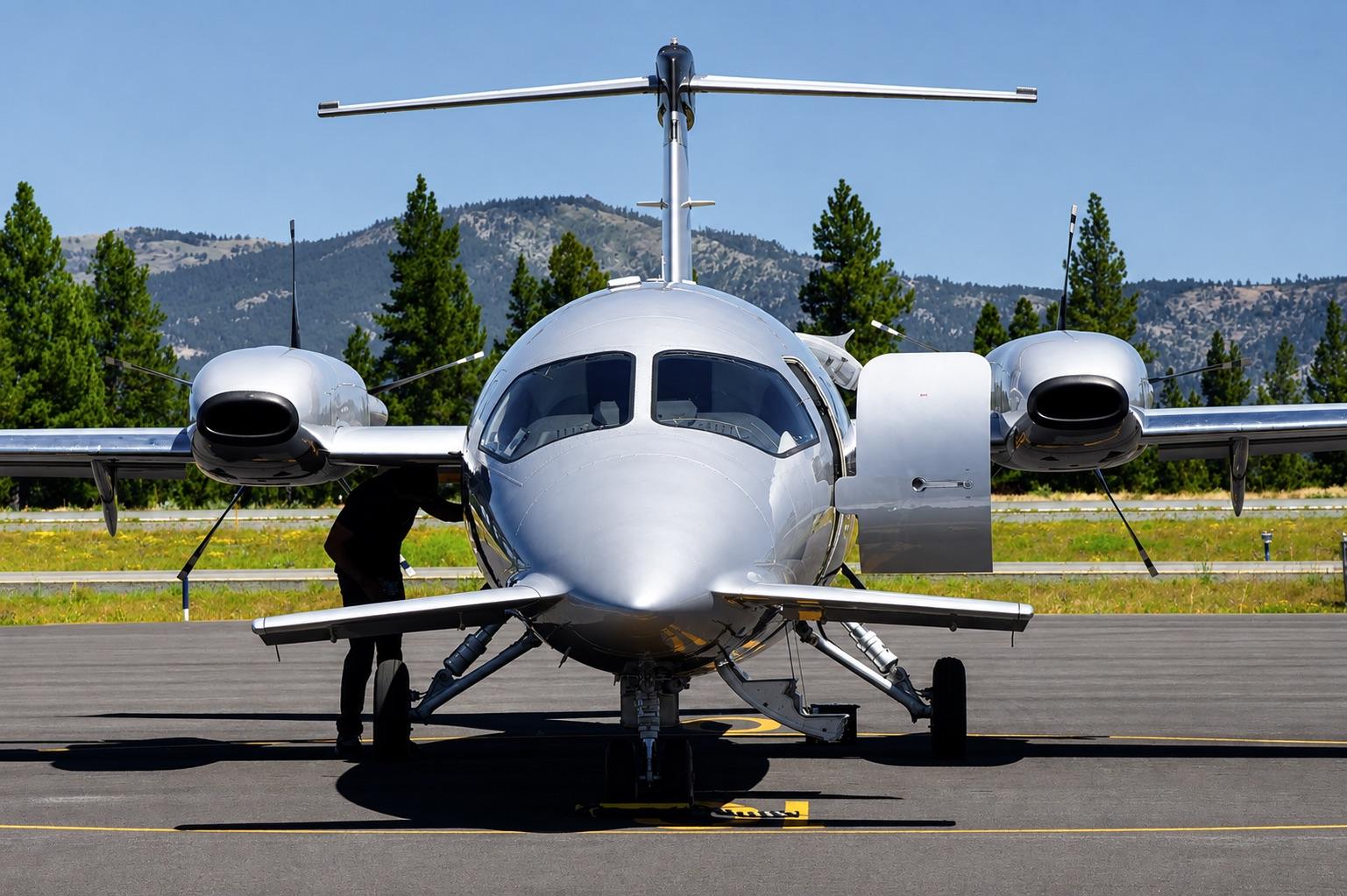 Aircraft N5760, Truckee Tahoe airport in California 2026, at TRK, photo by ClaytonEddy