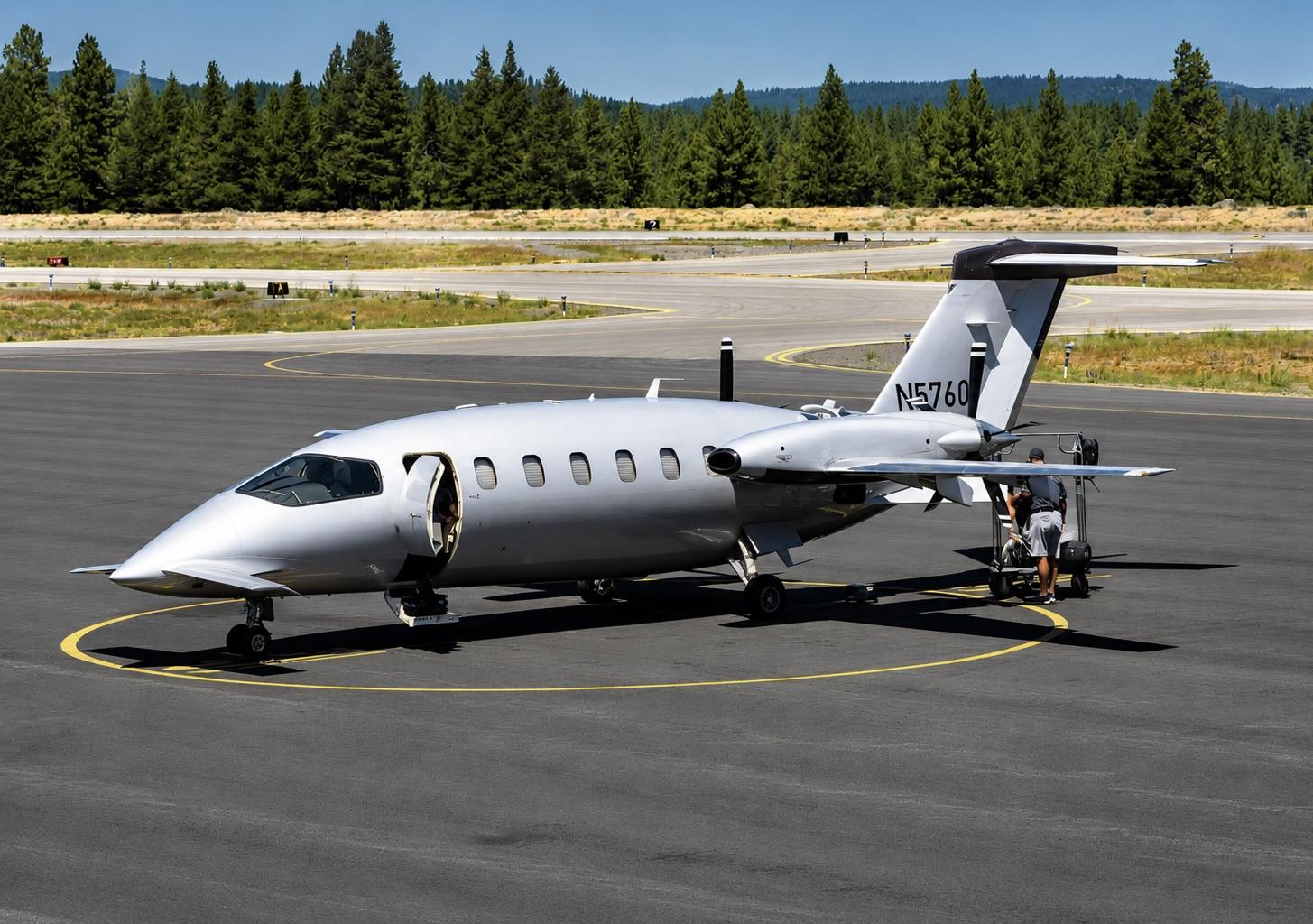 Aircraft N5760, Truckee Tahoe airport in California 2026, at TRK, photo by ClaytonEddy