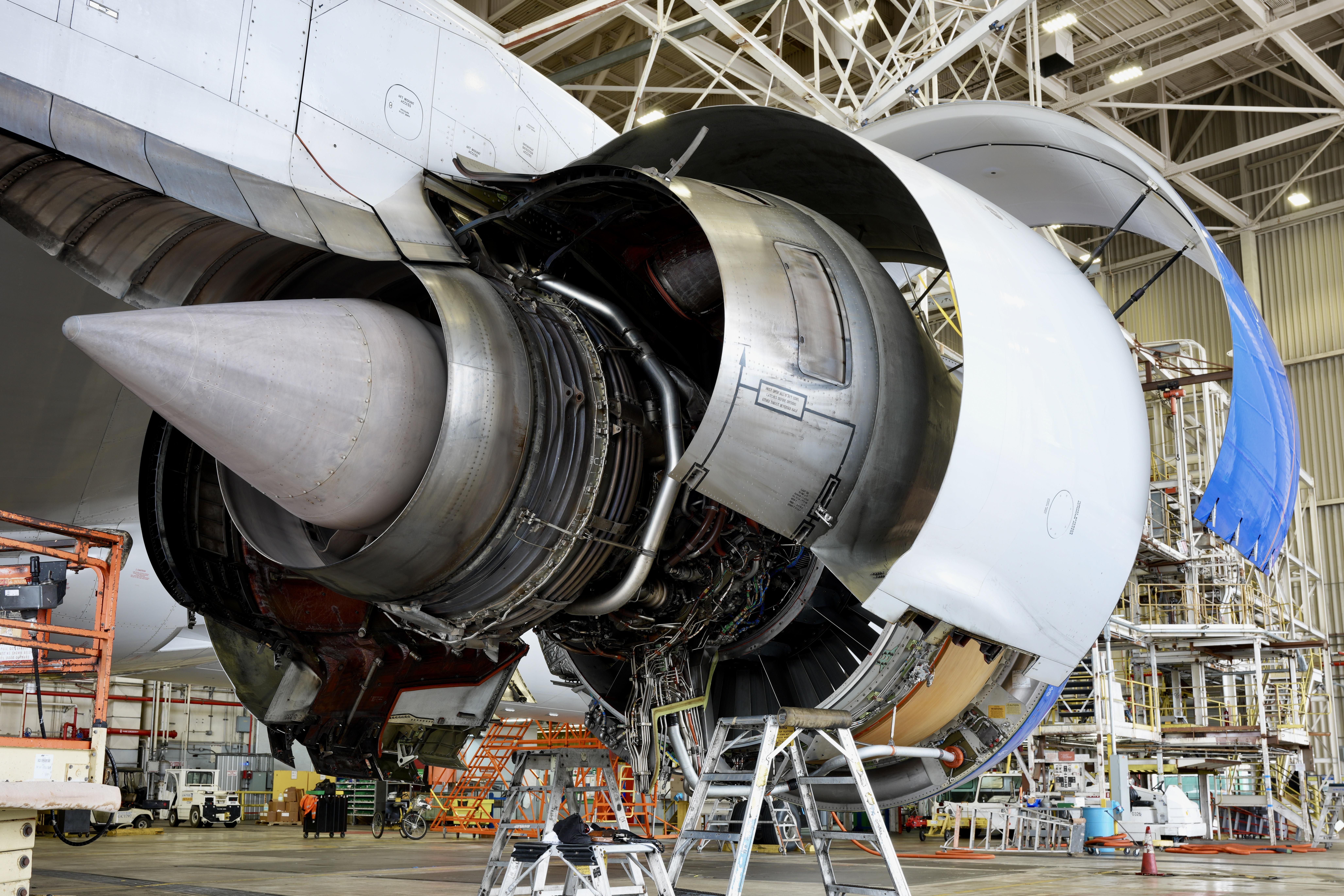 Aircraft N227UA, PW4090 engine SFO 2026, at KSFO, photo by ClaytonEddy