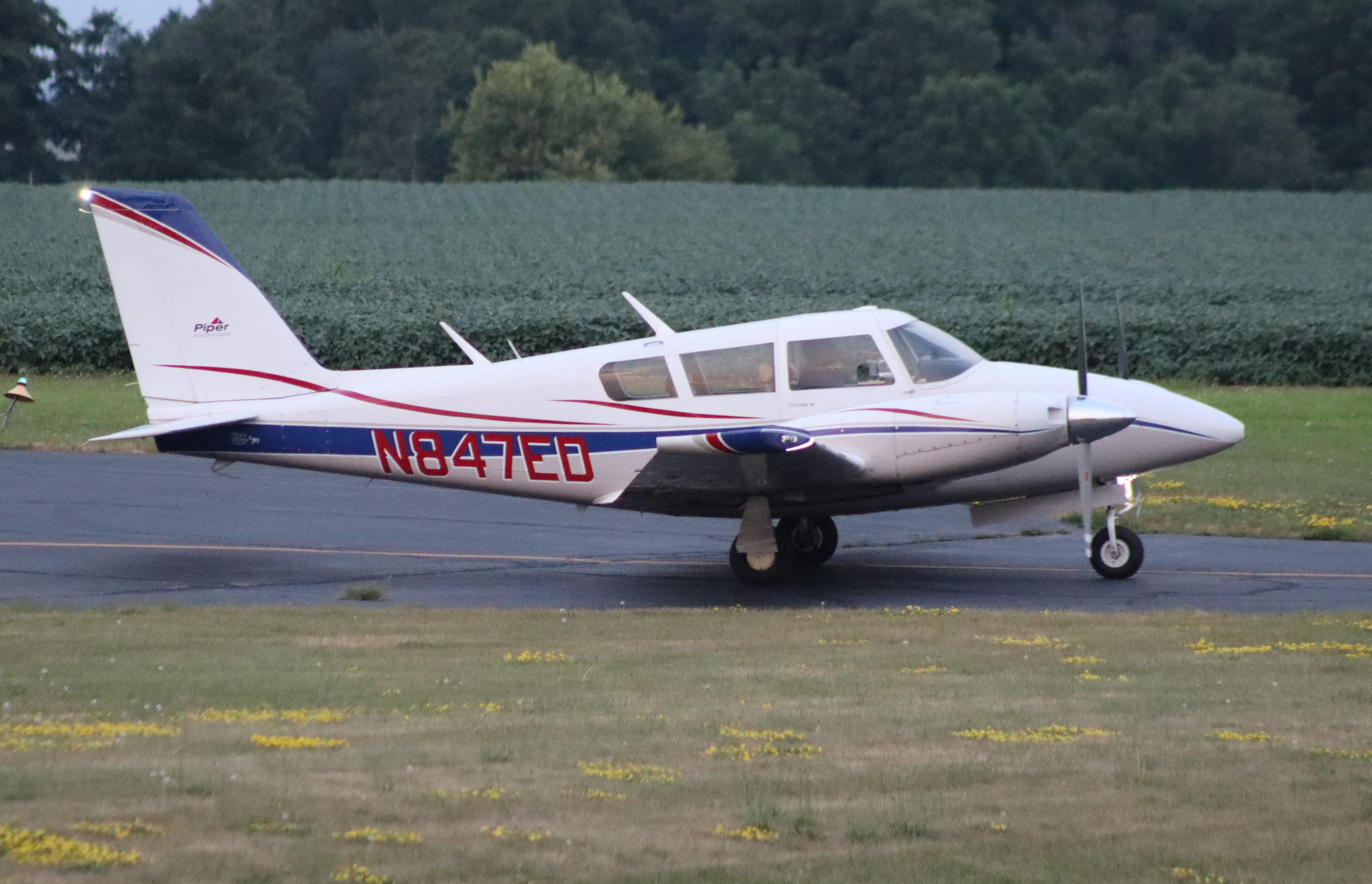 Aircraft N847ED, Piper PA-30, at C77, photo by MarkPasqualino