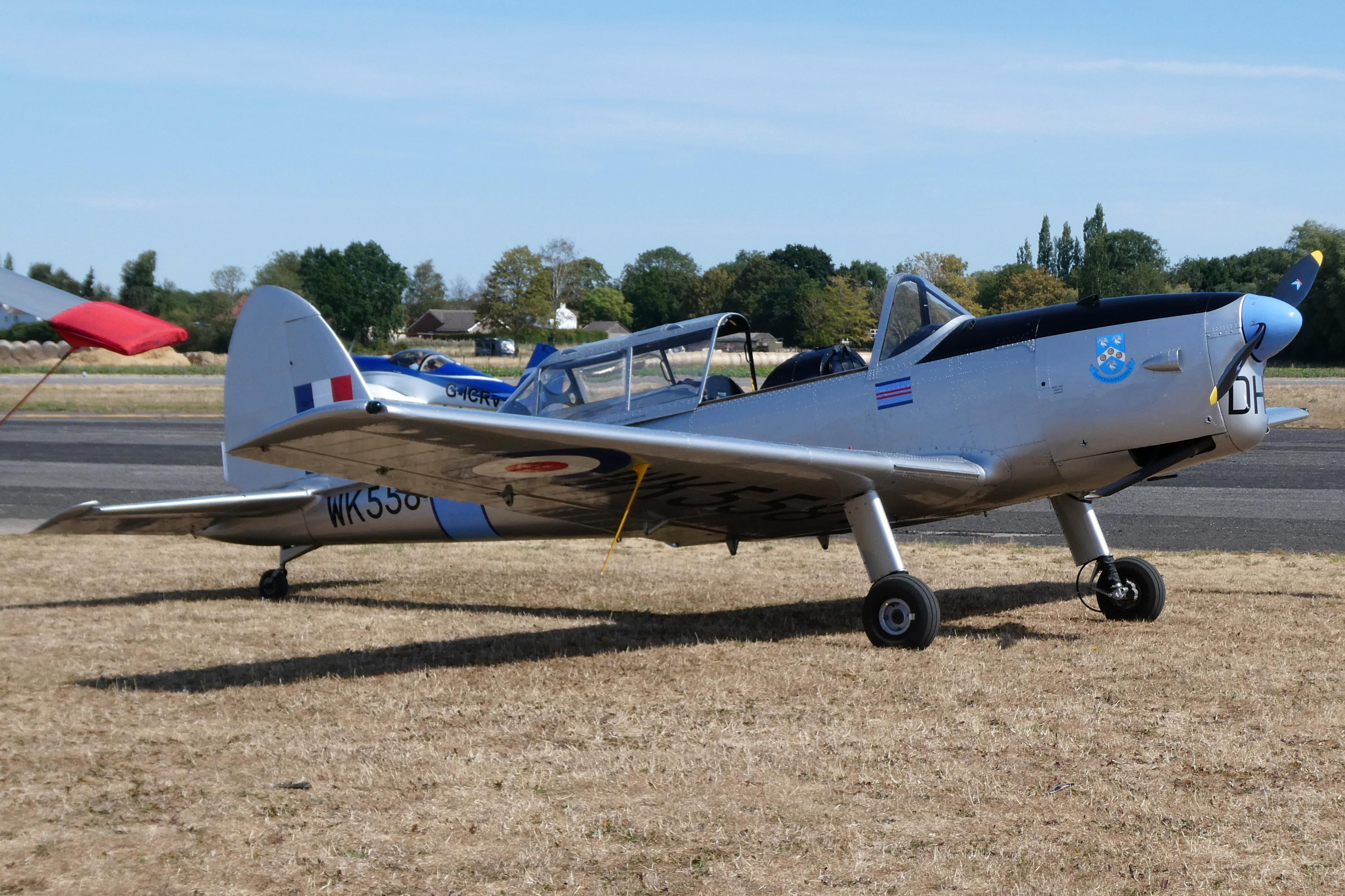 Aircraft G-ARMG, Parked at Sturgate., at EGCS, photo by Graham Reeve