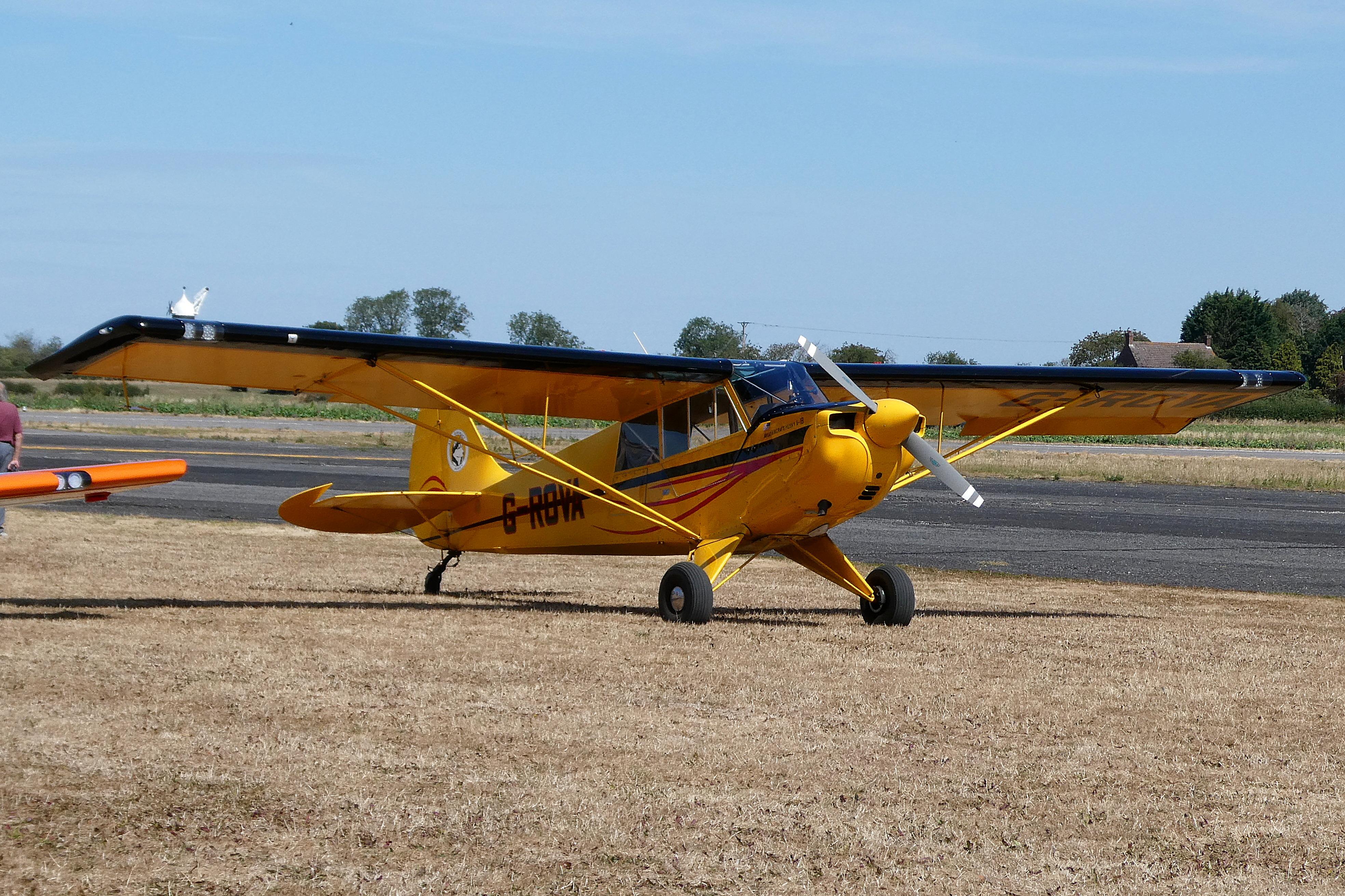 Aircraft G-ROVA, Parked at Sturgate., at EGCS, photo by Graham Reeve