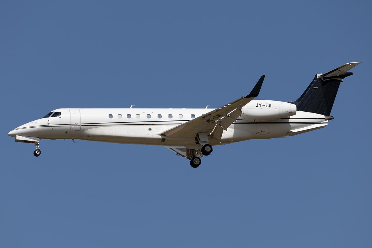 Aircraft JY-CII, Untitled EMB135, at LOWW, photo by Andy Graf