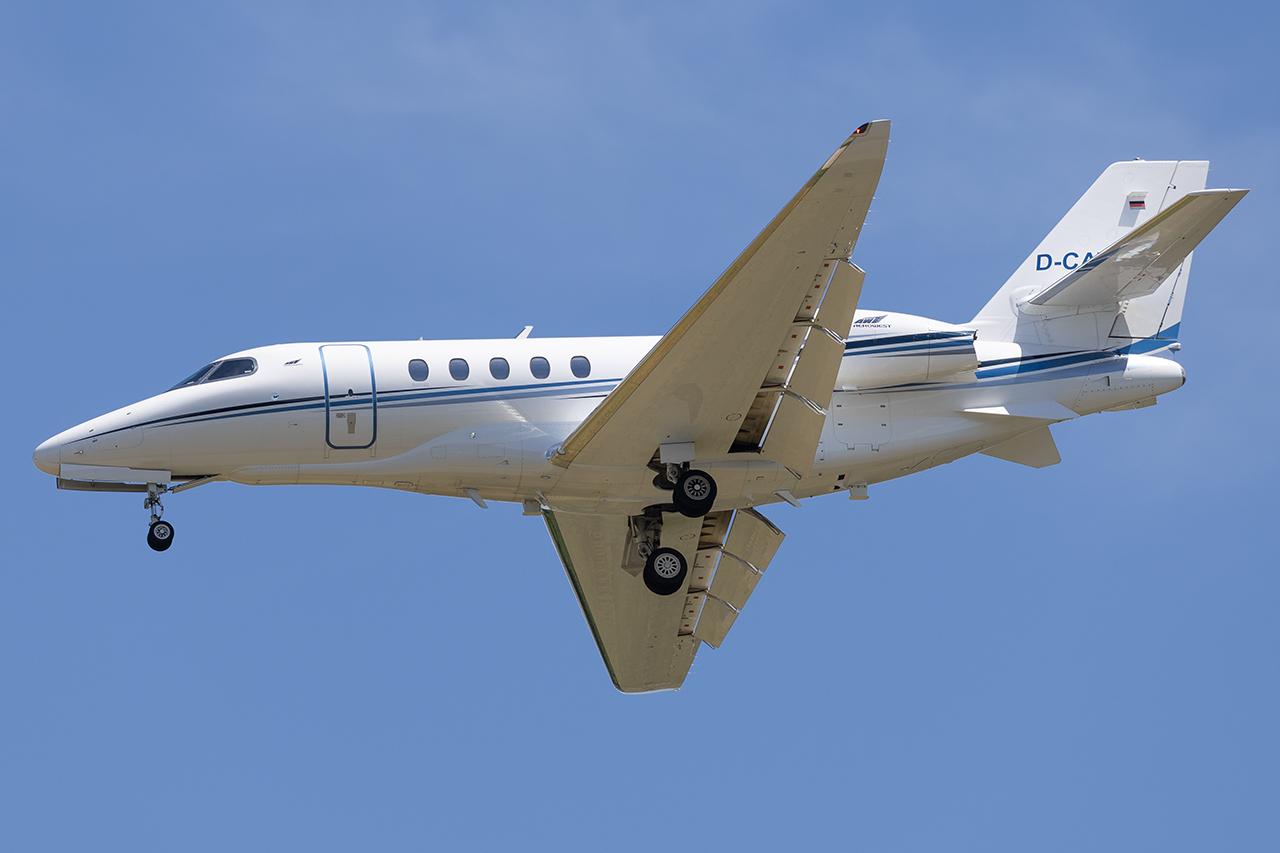 Aircraft D-CAWL, Untitled Cessna 680, at LOWW, photo by Andy Graf