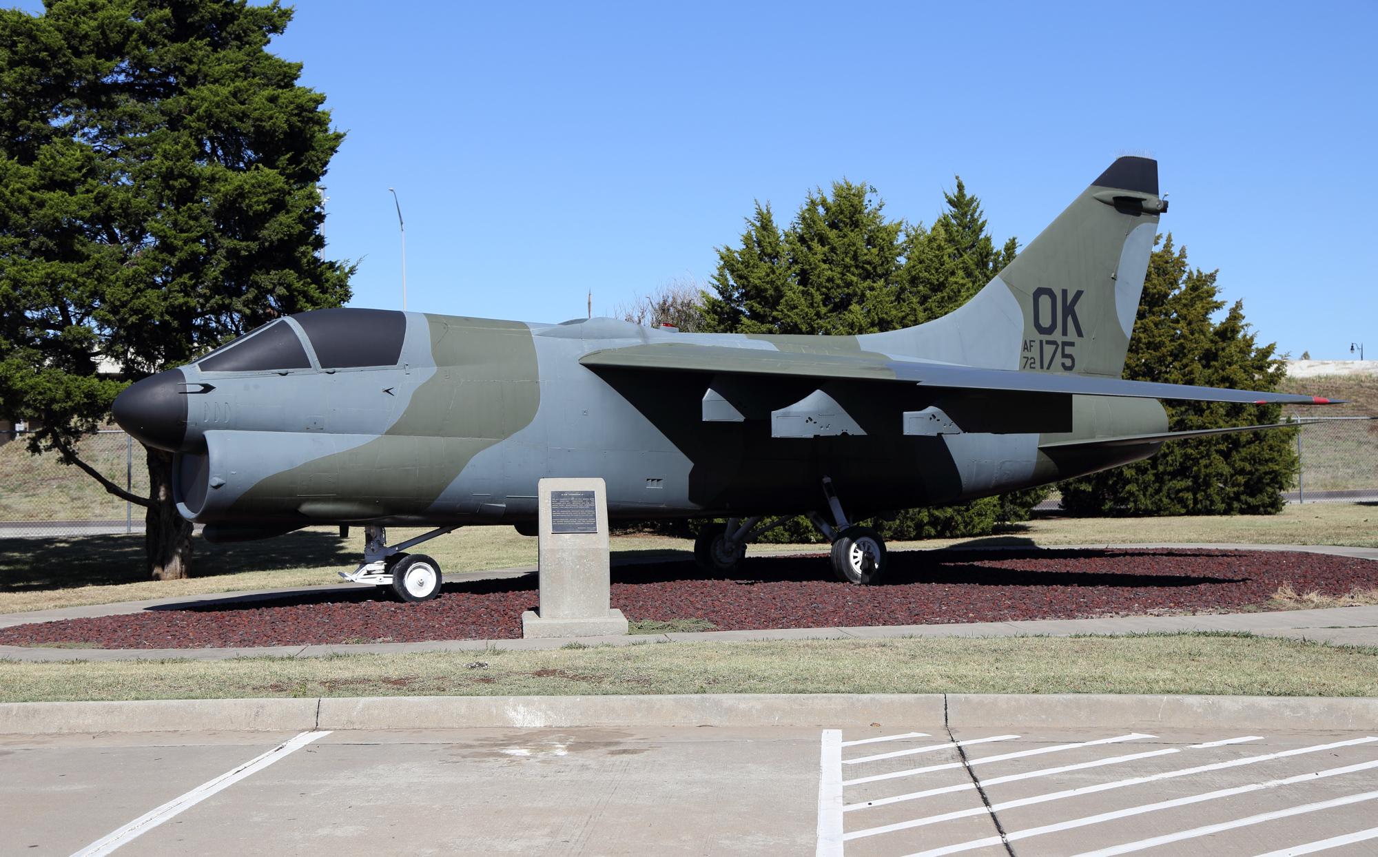 Aircraft 72-0175, 2022, at TIK, photo by olivier Cortot