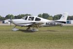 Aircraft N438CD, Cirrus SR22, at KOSH, photo by MarkPasqualino