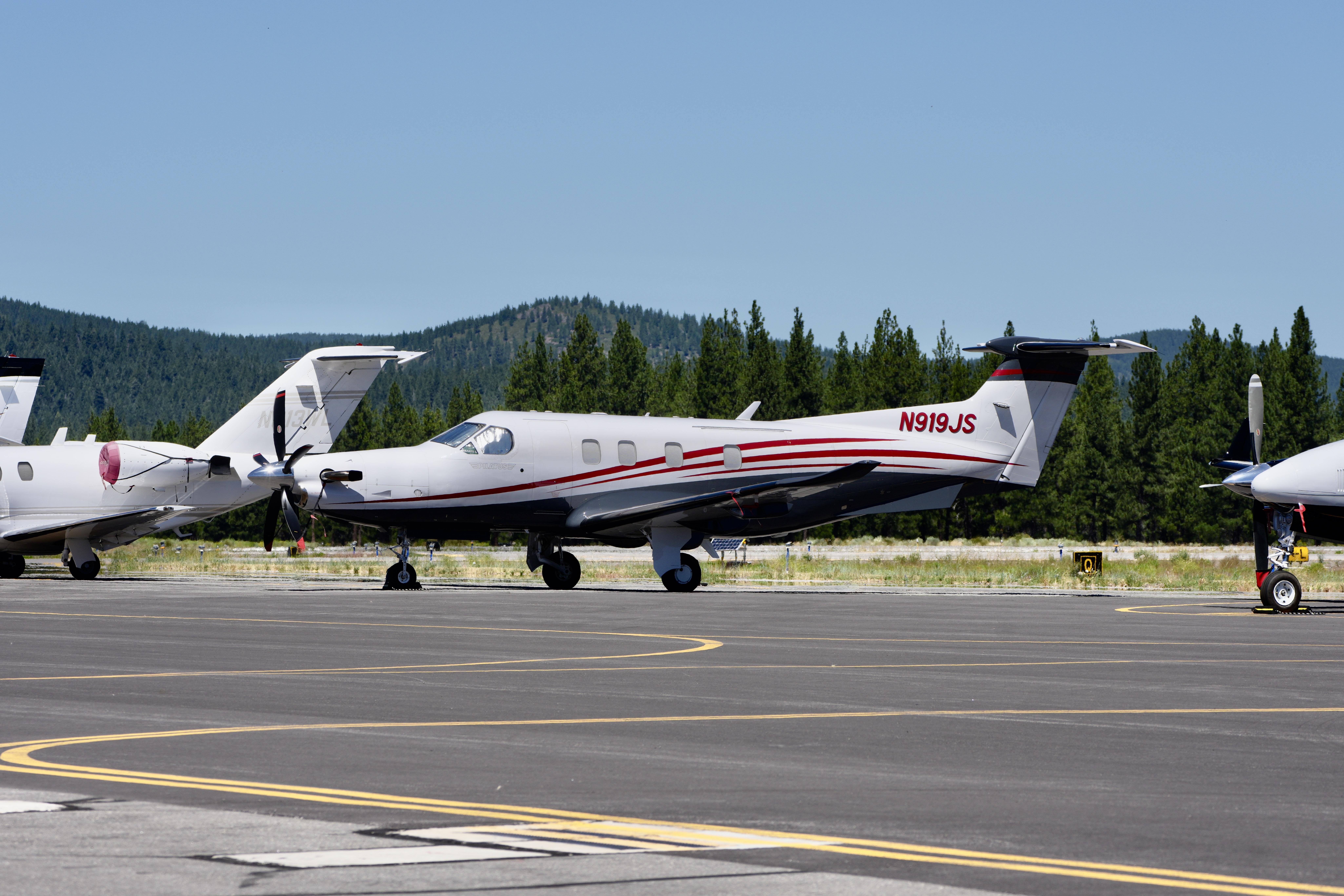 Aircraft N919JS, Truckee Tahoe airport in California 2026, at KTRK, photo by ClaytonEddy