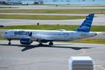 Aircraft N3139J, JetBlue A223 arriving, at KBOS, photo by FerryPNL