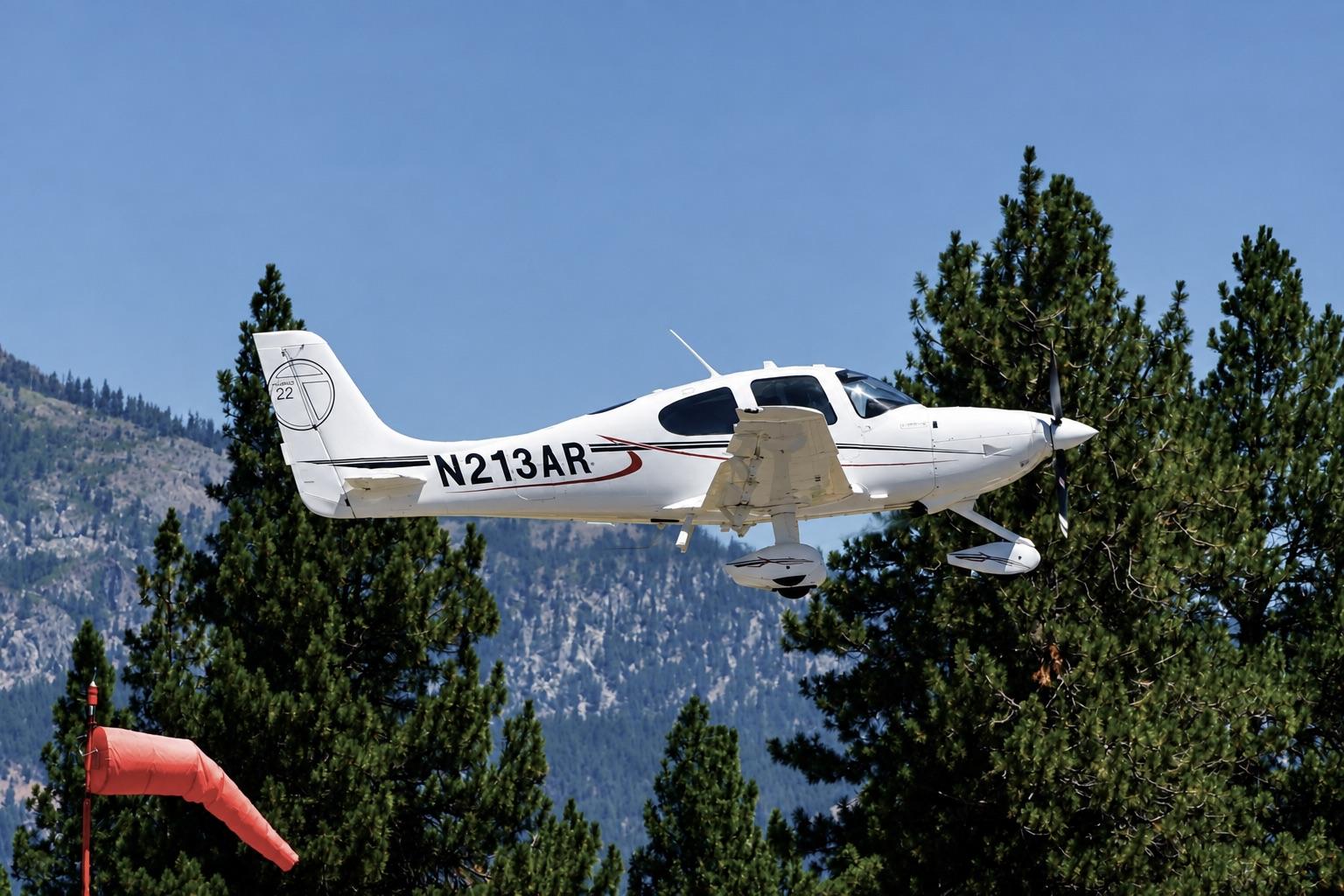 Aircraft N213AR, Truckee Tahoe airport in California 2026, at KTRK, photo by ClaytonEddy