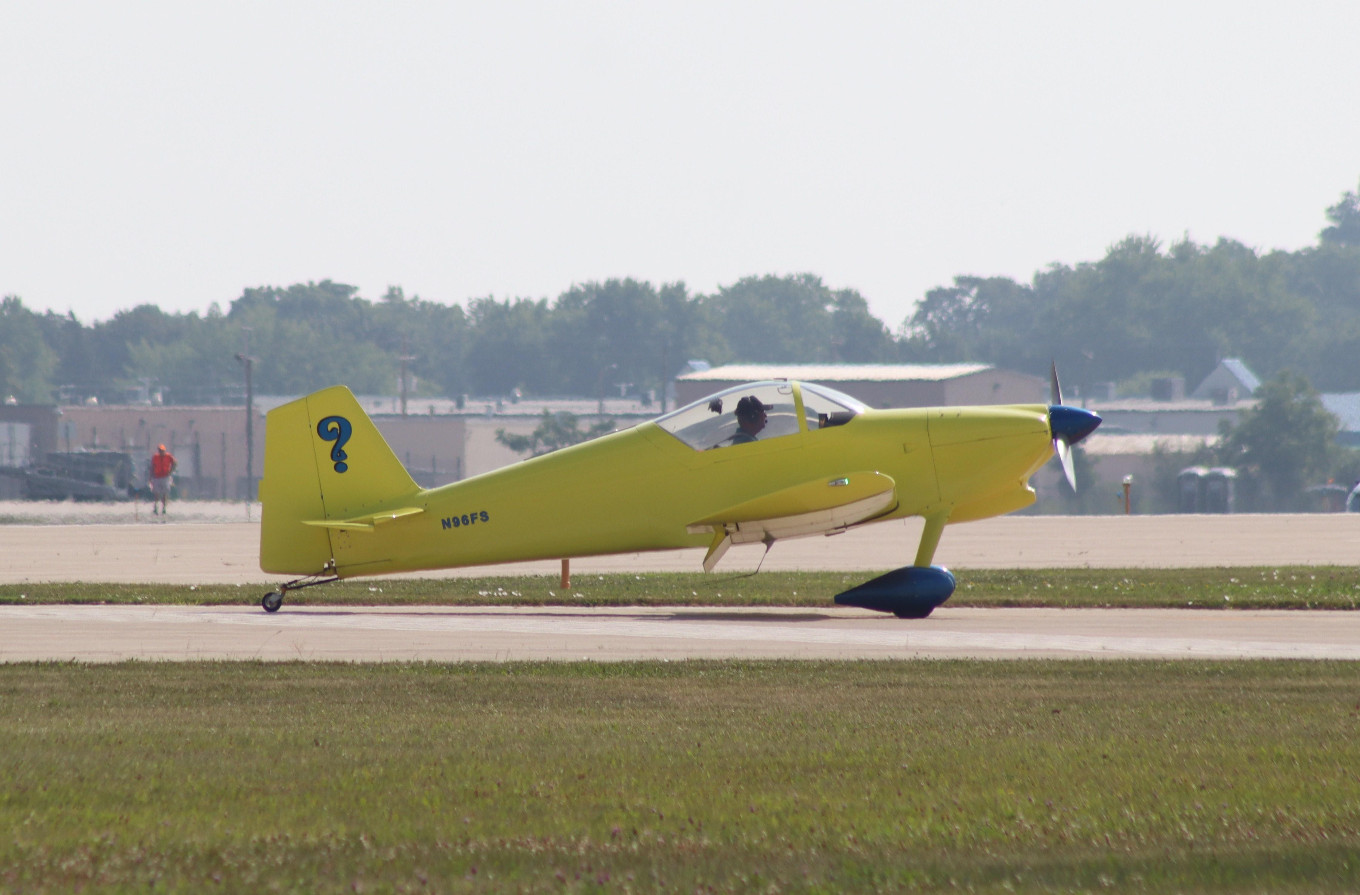 Aircraft N96FS, Vans RV-6, at KOSH, photo by MarkPasqualino