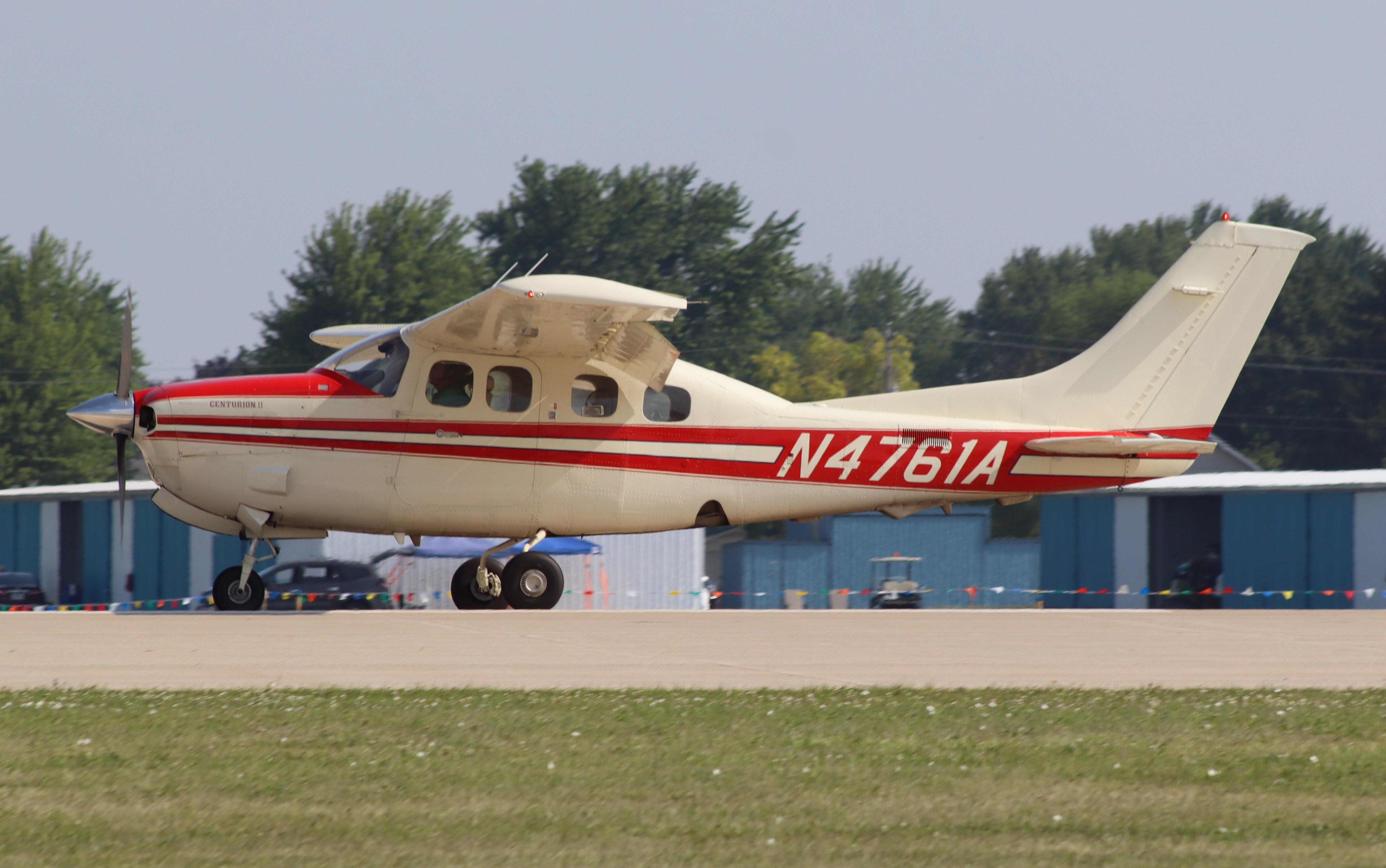 Aircraft N4761A, Cessna P210N, at KOSH, photo by MarkPasqualino