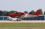 Aircraft N535GG, Cirrus SR22T, at KOSH, photo by MarkPasqualino