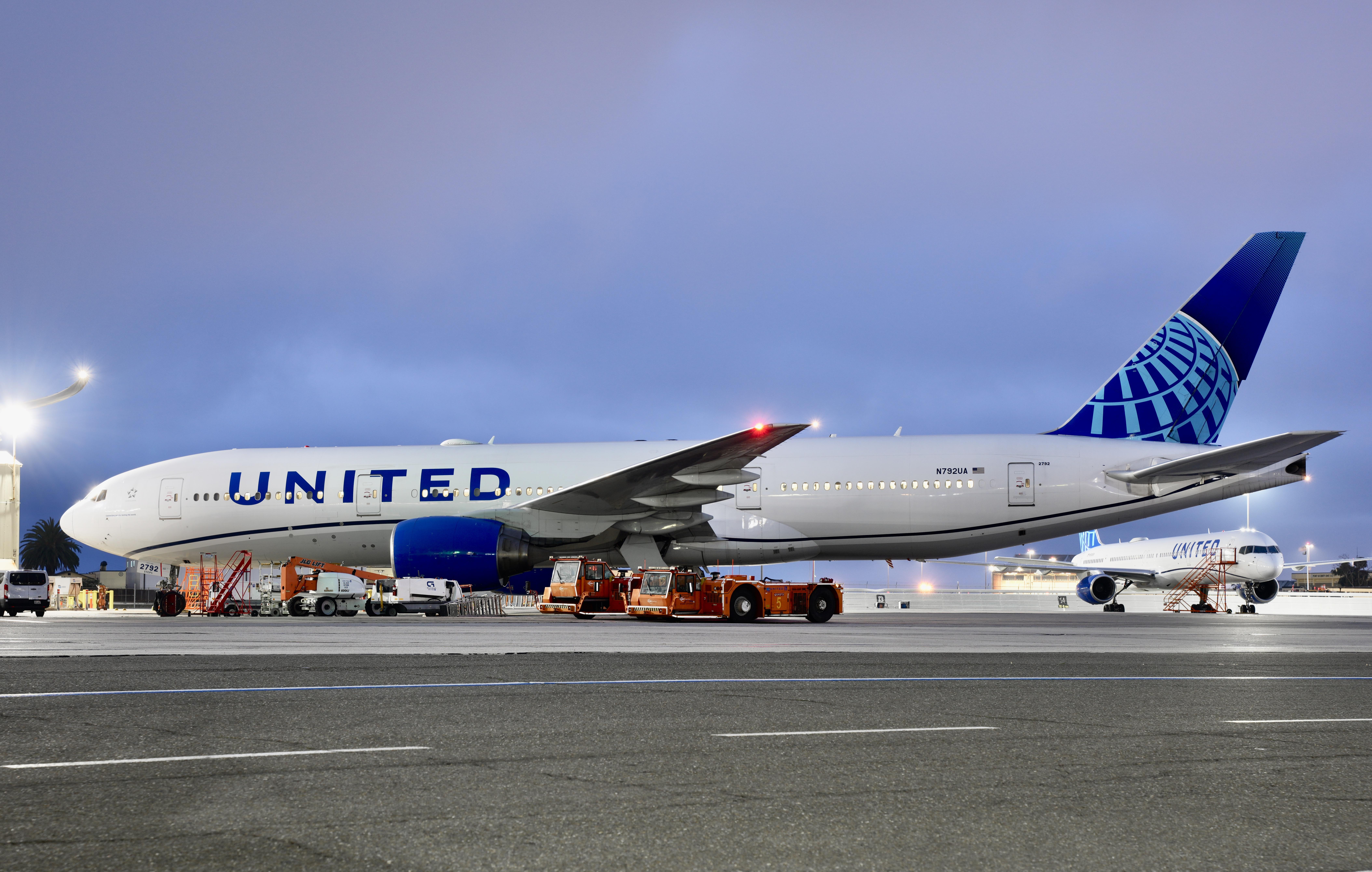 Aircraft N792UA, SFO 2026, at KSFO, photo by ClaytonEddy