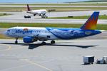 Aircraft N271NV, The Allegiant Dolphin "Winter", at KBOS, photo by FerryPNL