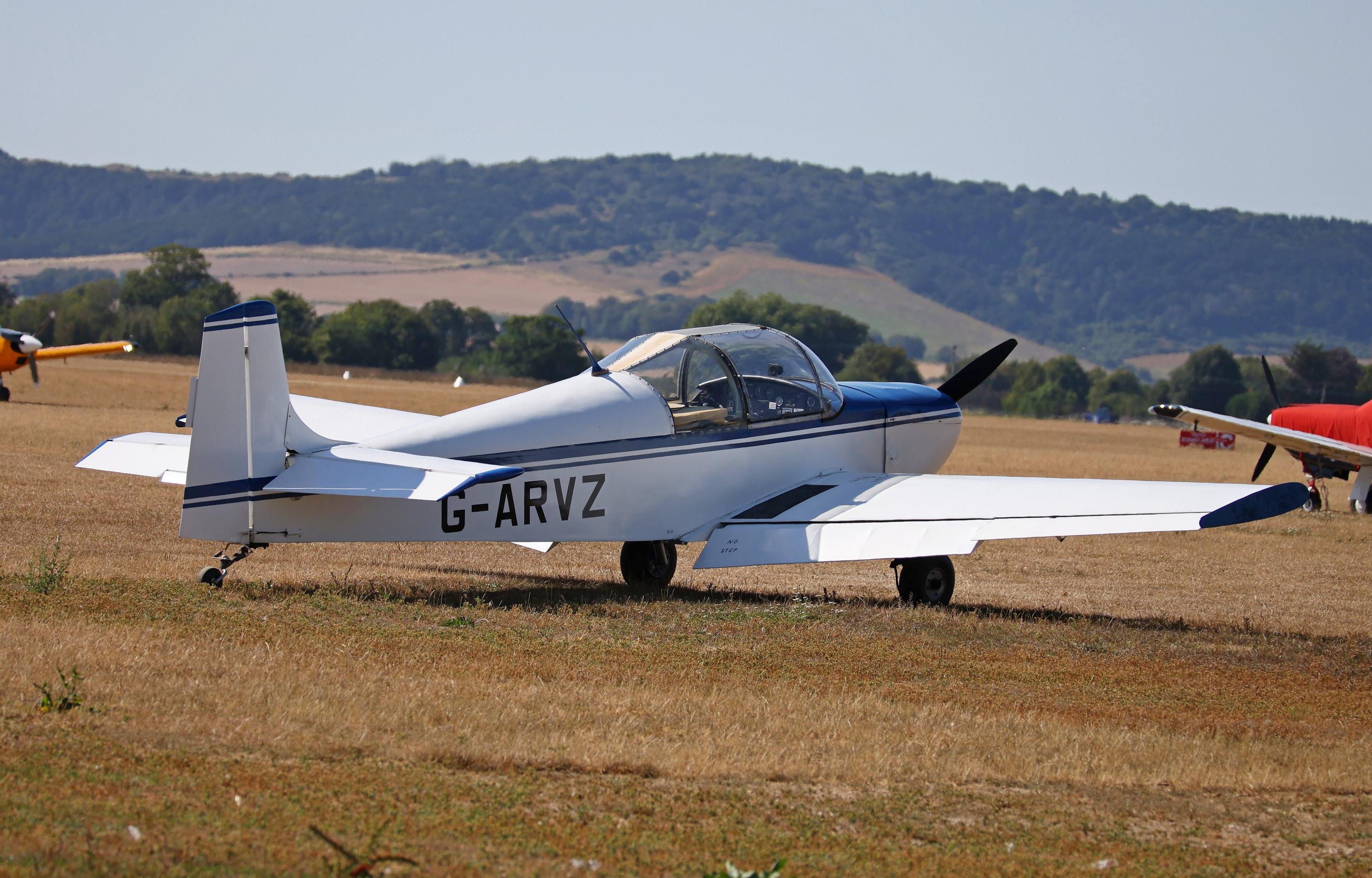 Aircraft G-ARVZ, Parked at Goodwood, at EGHR, photo by ChrisHoltby