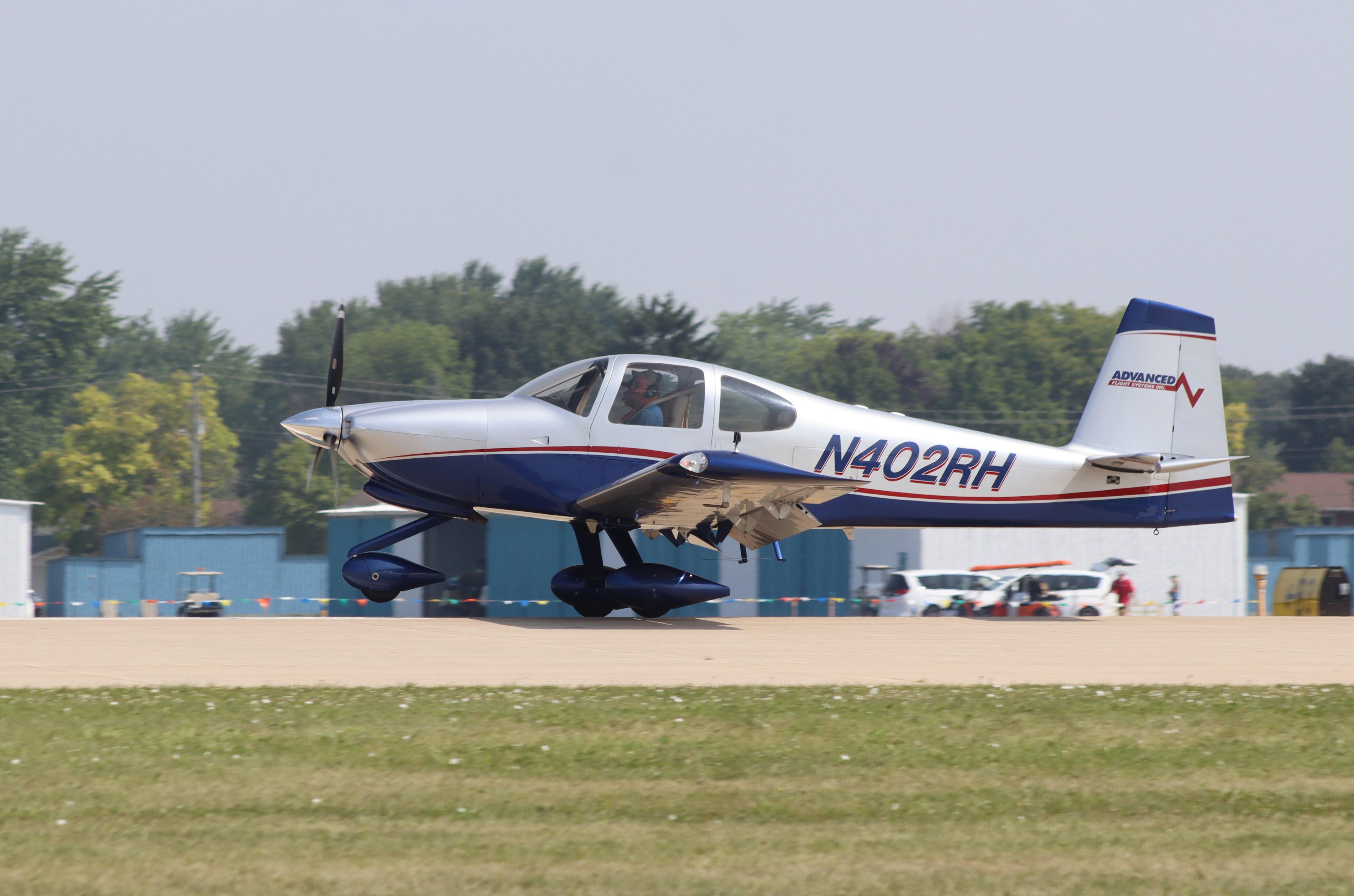 Aircraft N402RH, Vans RV-10, at KOSH, photo by MarkPasqualino