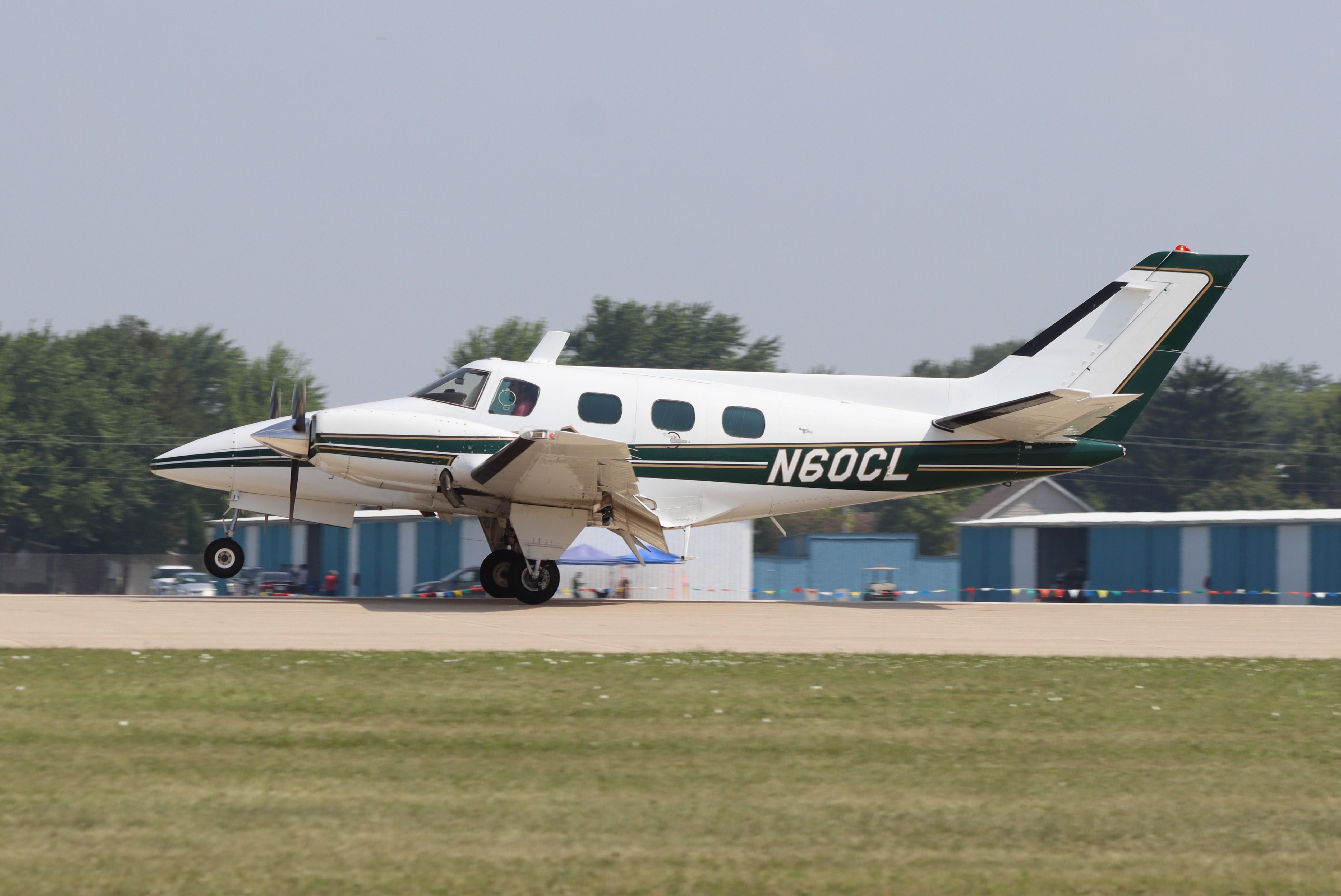 Aircraft N60CL, Beech A60, at KOSH, photo by MarkPasqualino