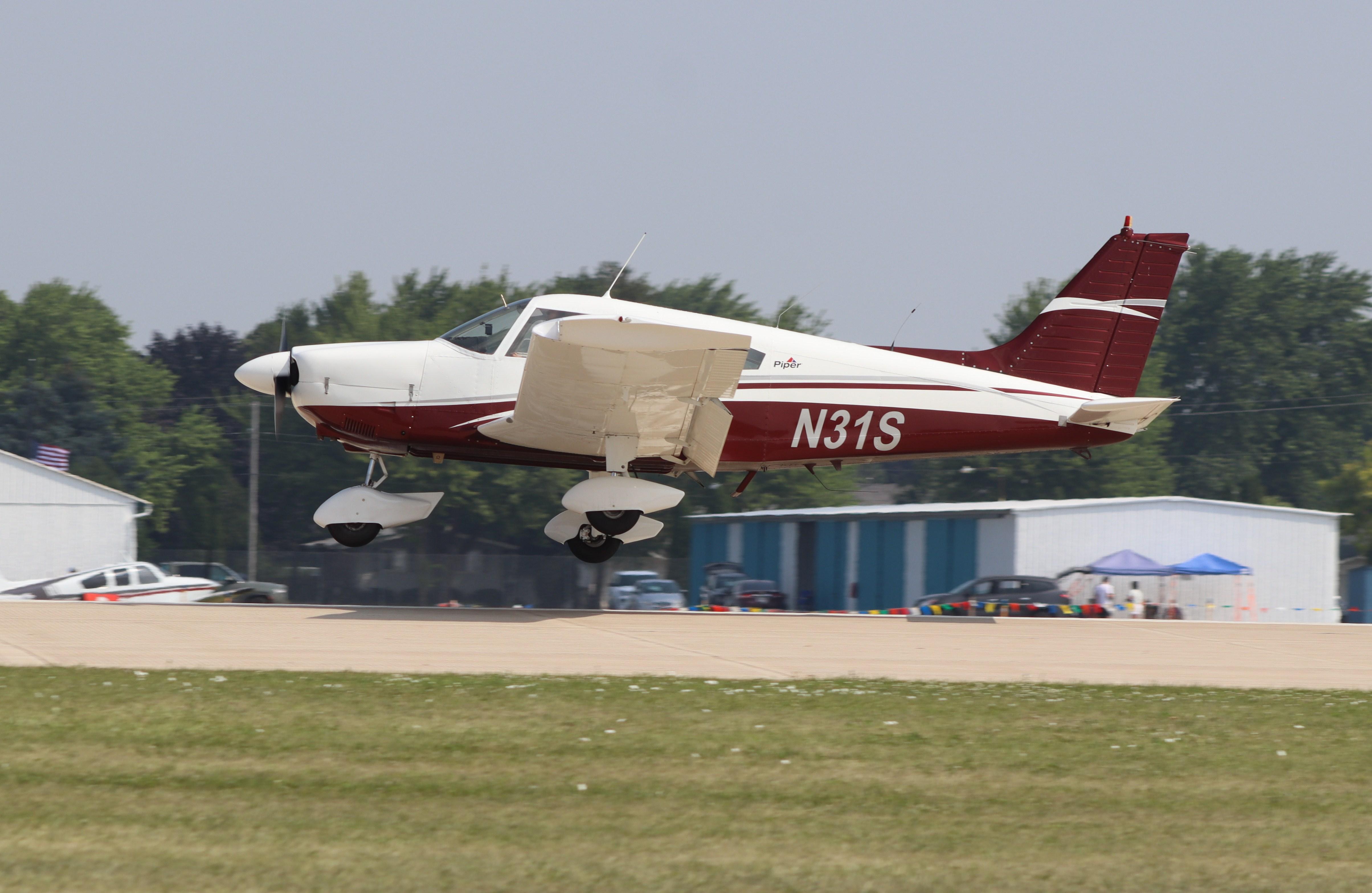 Aircraft N31S, Piper PA-28-180, at KOSH, photo by MarkPasqualino