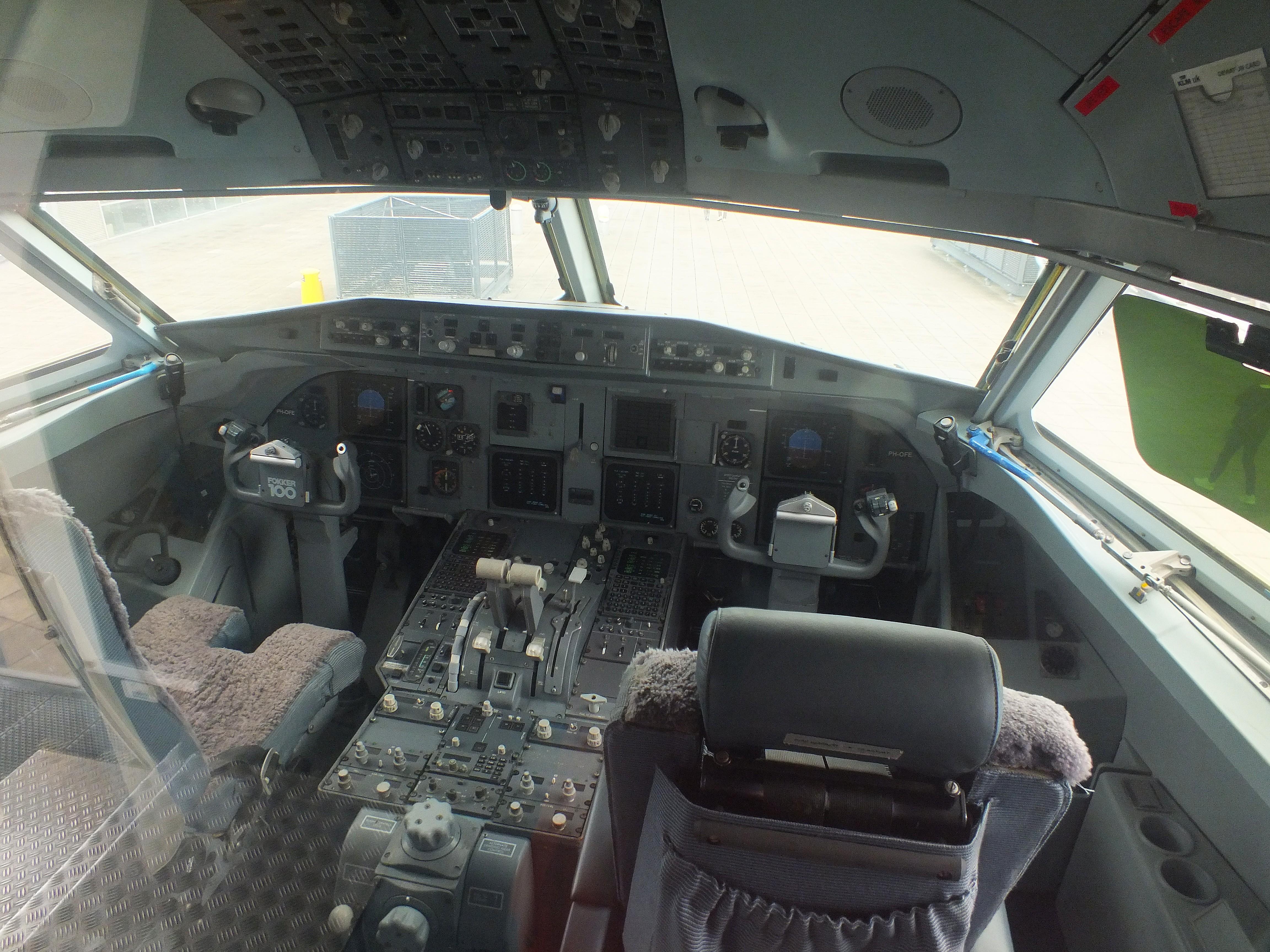 Aircraft PH-OFE, Fokker 100 preserved at Schiphol airport AMS #c, photo by iwarnecke