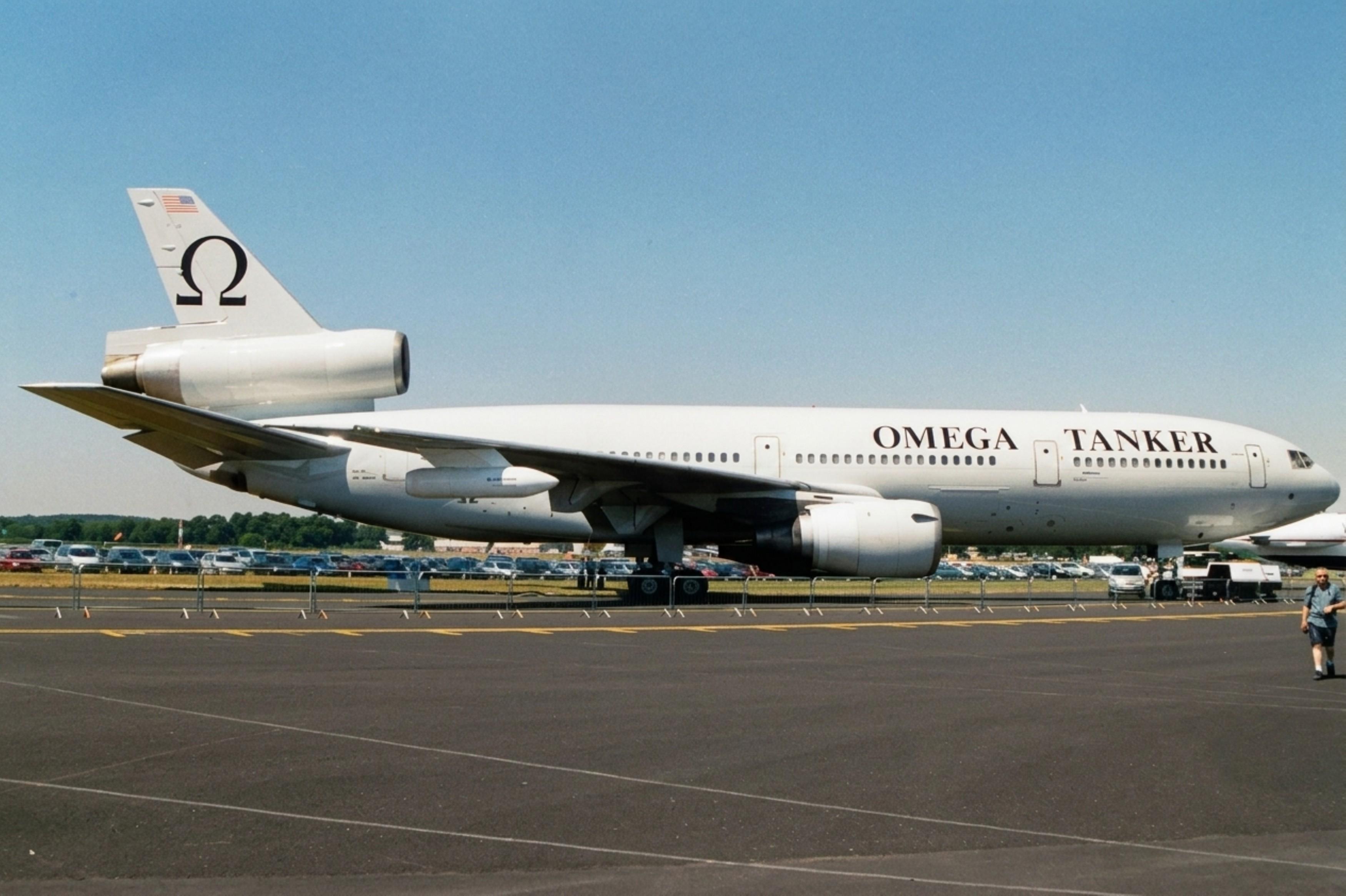 Aircraft N974VV, N974VV 1979 DC-10-40 Omega SBAC, at EGLF, photo by PhilR
