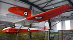 Aircraft VX275, Sedbergh TX1 in RAF Air Cadets colors in the newest hangar of The Helicopter Museum at Weston-super-Mare, UK, photo by ReinhardJost