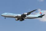 Aircraft HL7639, Korean Air Cargo 747-8, at LOWW, photo by Andy Graf