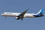 Aircraft 9K-AQA, Kuwait Airways A321N, at LOWW, photo by Andy Graf