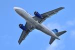 Aircraft N848UA, A319 United Airbus A319-131 N848UA departing 28R KORD, at KORD, photo by MarkKalfas